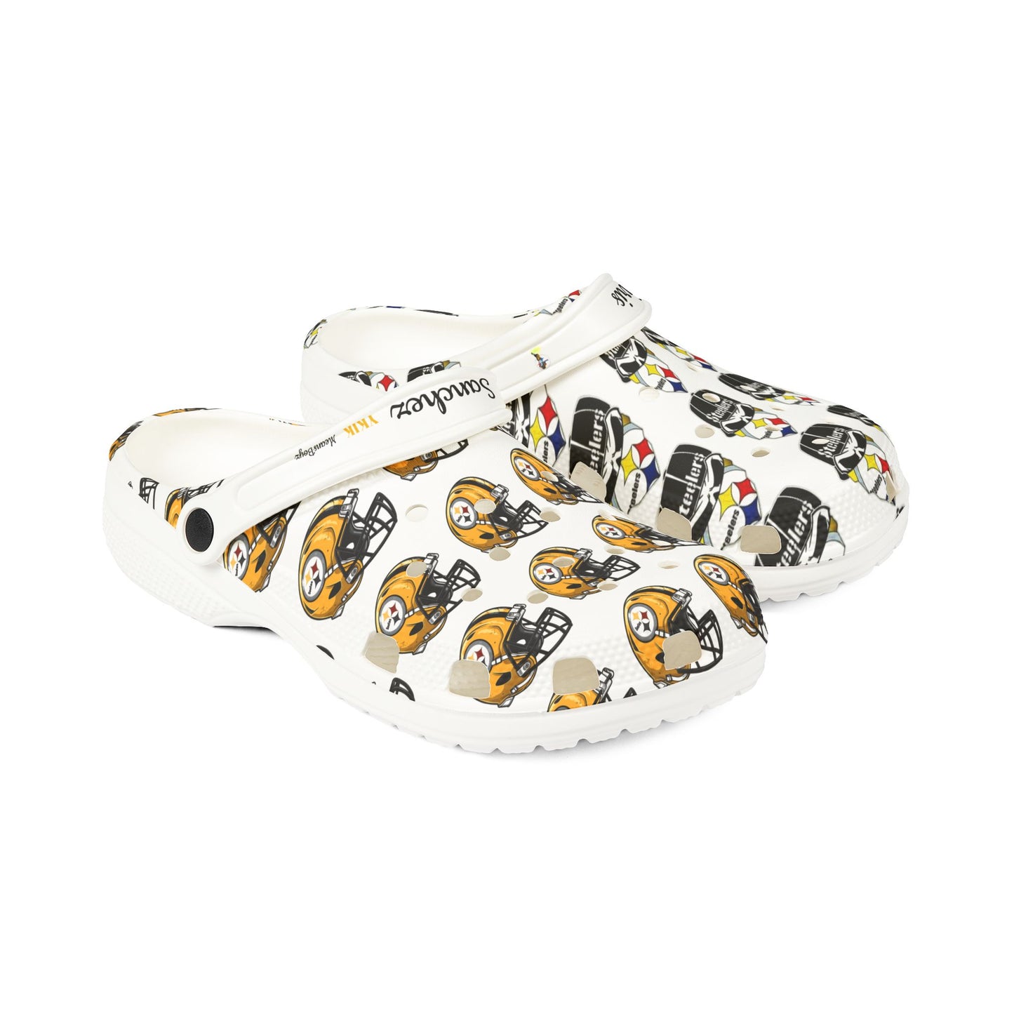 Personalized EVA Foam Rubber Clogs - Fun Cartoon Design for Kids and Adults
