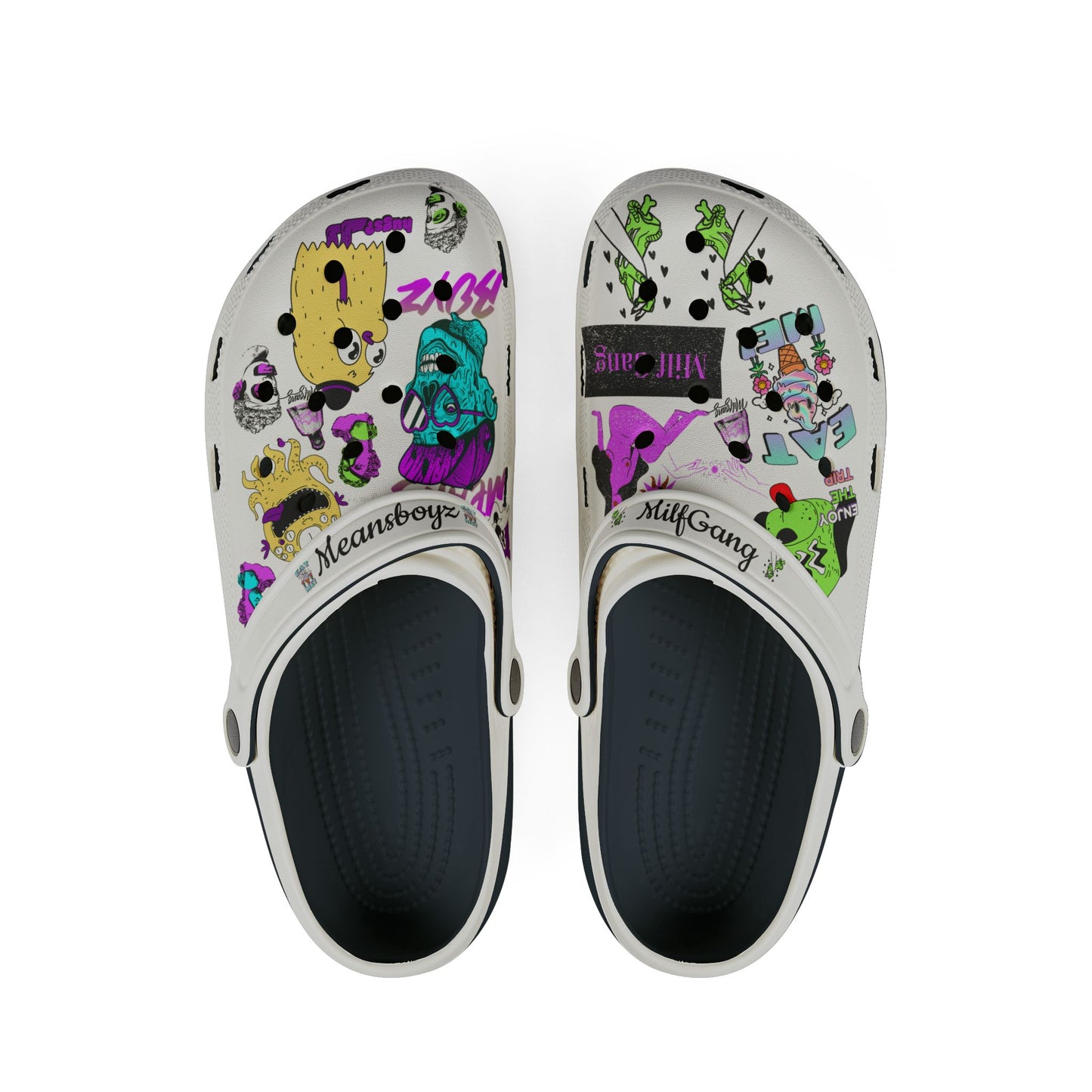 Colorful Cartoon Slip-On EVA Foam Shoes - Fun, Comfortable Footwear for All Ages