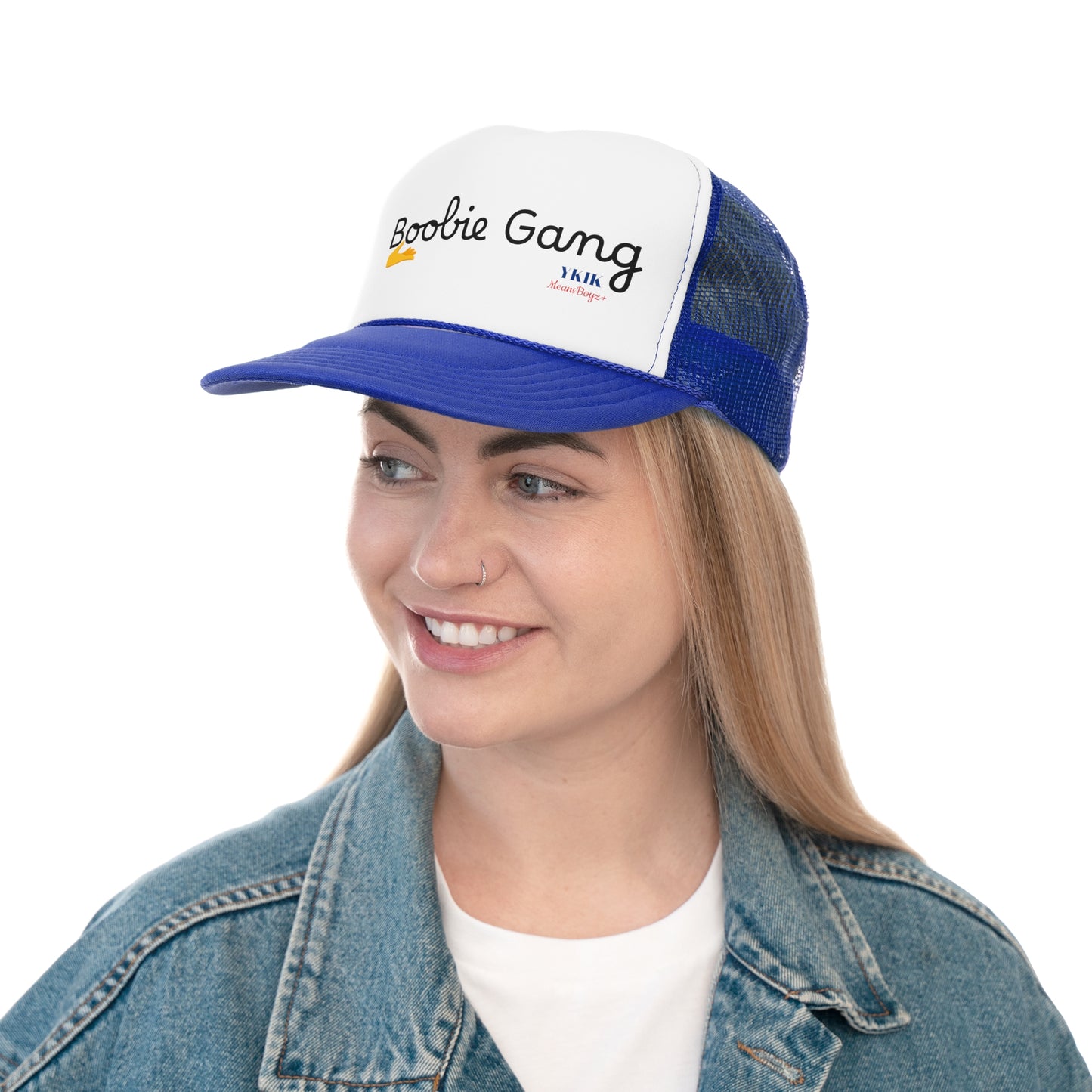 MeansByz Boobie Gang Trucker Caps