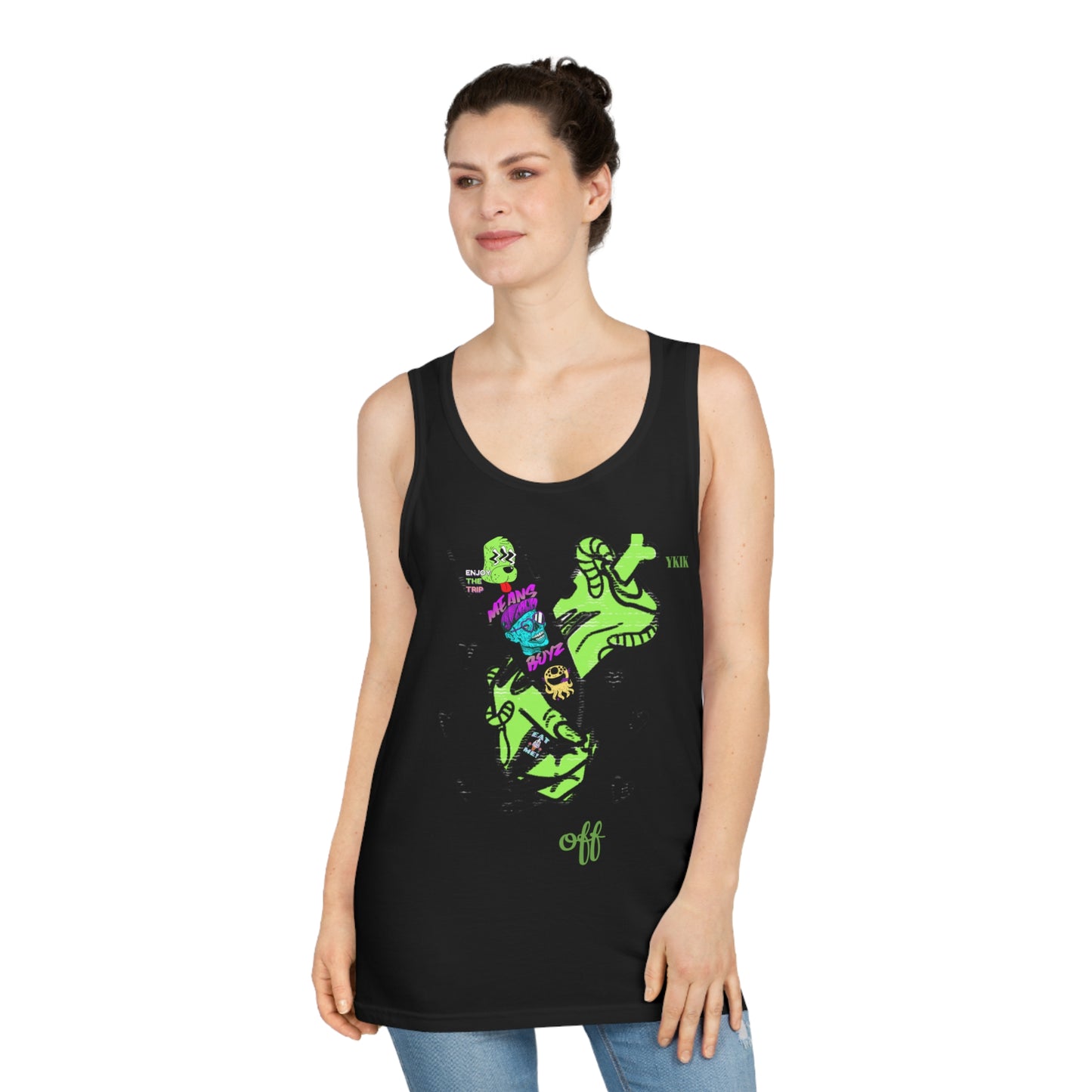 Meansboyz Funny Graphic Tank Top - 'Fuck Off' Design