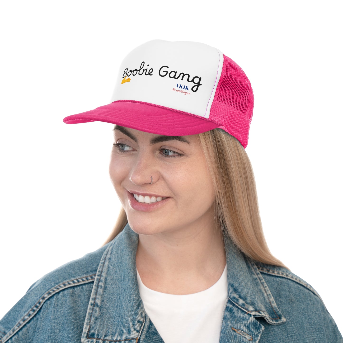 MeansByz Boobie Gang Trucker Caps