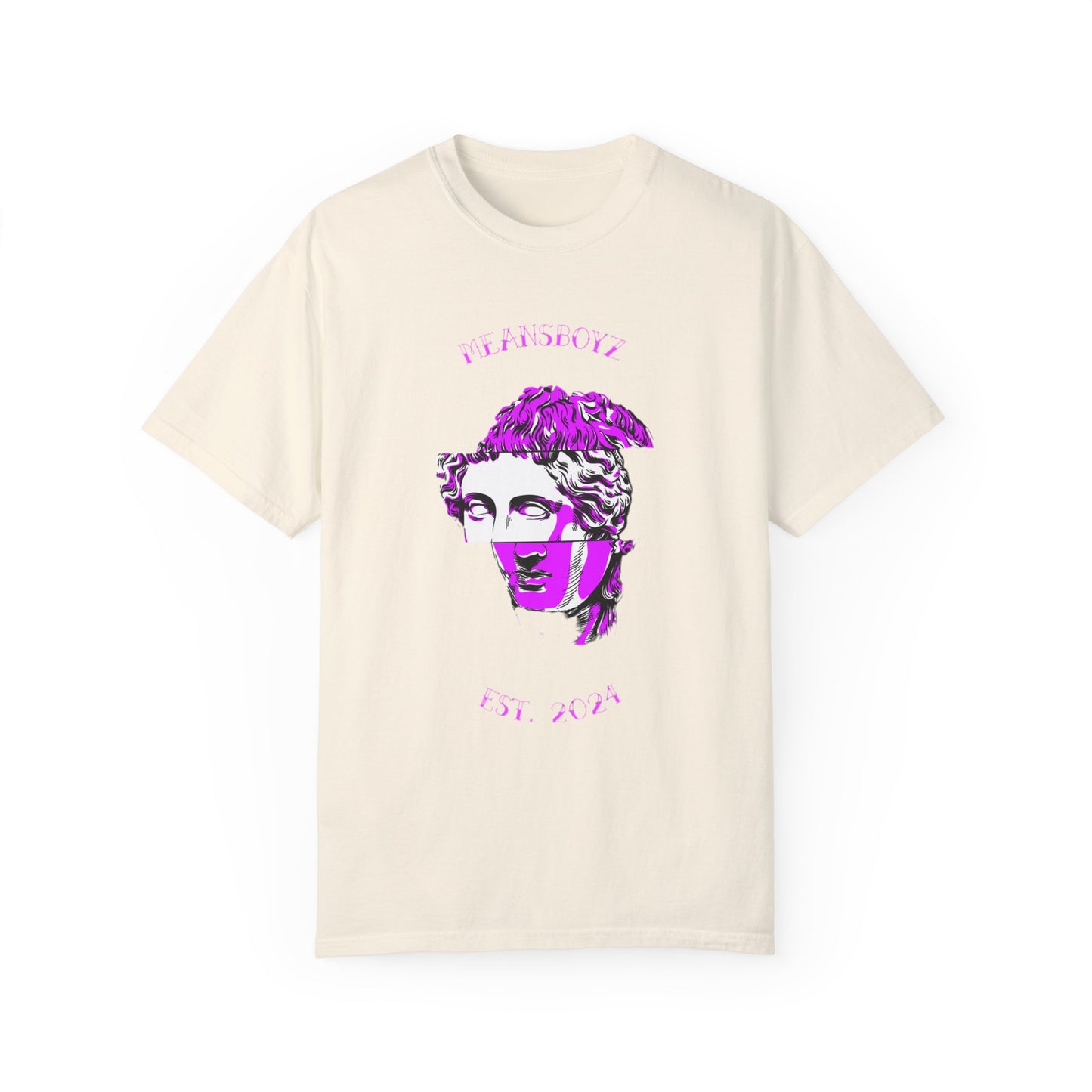 Statue Design T-Shirt - meansboyz Unisex Garment-Dyed Tee