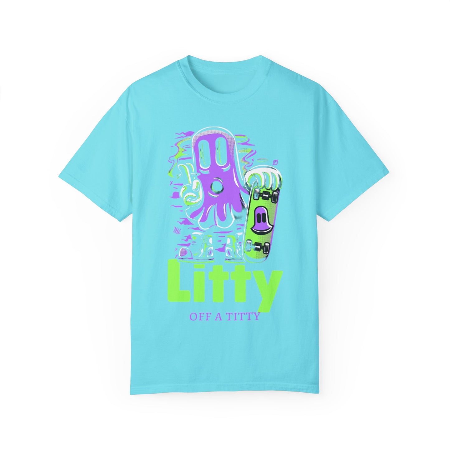 Meansboyz Unisex Garment-Dyed statue T-shirt