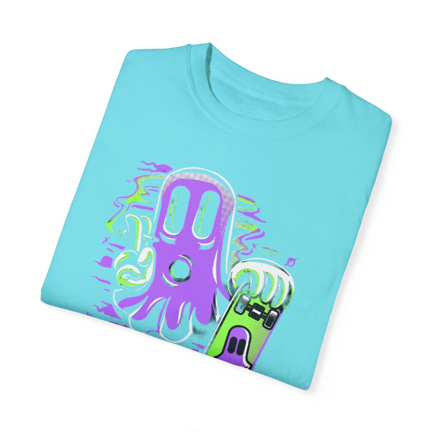 Meansboyz Unisex Garment-Dyed statue T-shirt