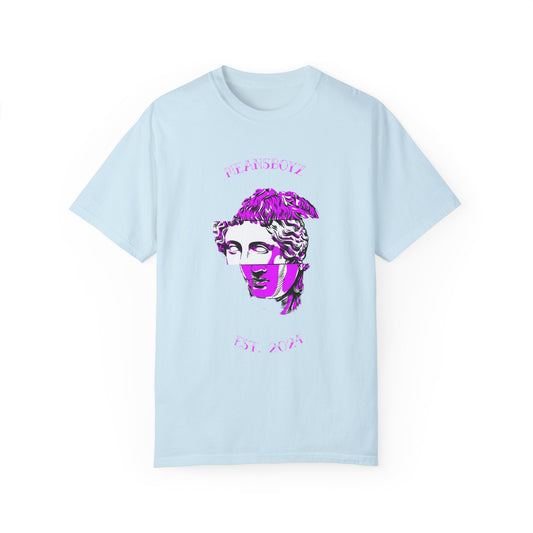 Statue Design T-Shirt - meansboyz Unisex Garment-Dyed Tee