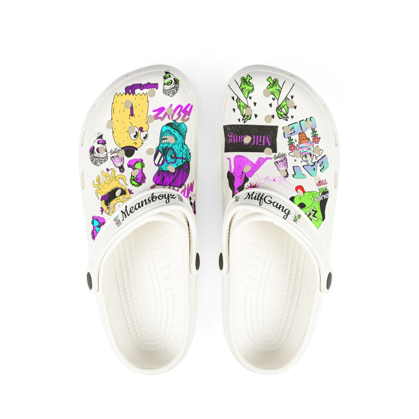 Colorful Cartoon Slip-On EVA Foam Shoes - Fun, Comfortable Footwear for All Ages