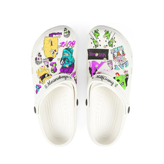 Colorful Cartoon Slip-On EVA Foam Shoes - Fun, Comfortable Footwear for All Ages