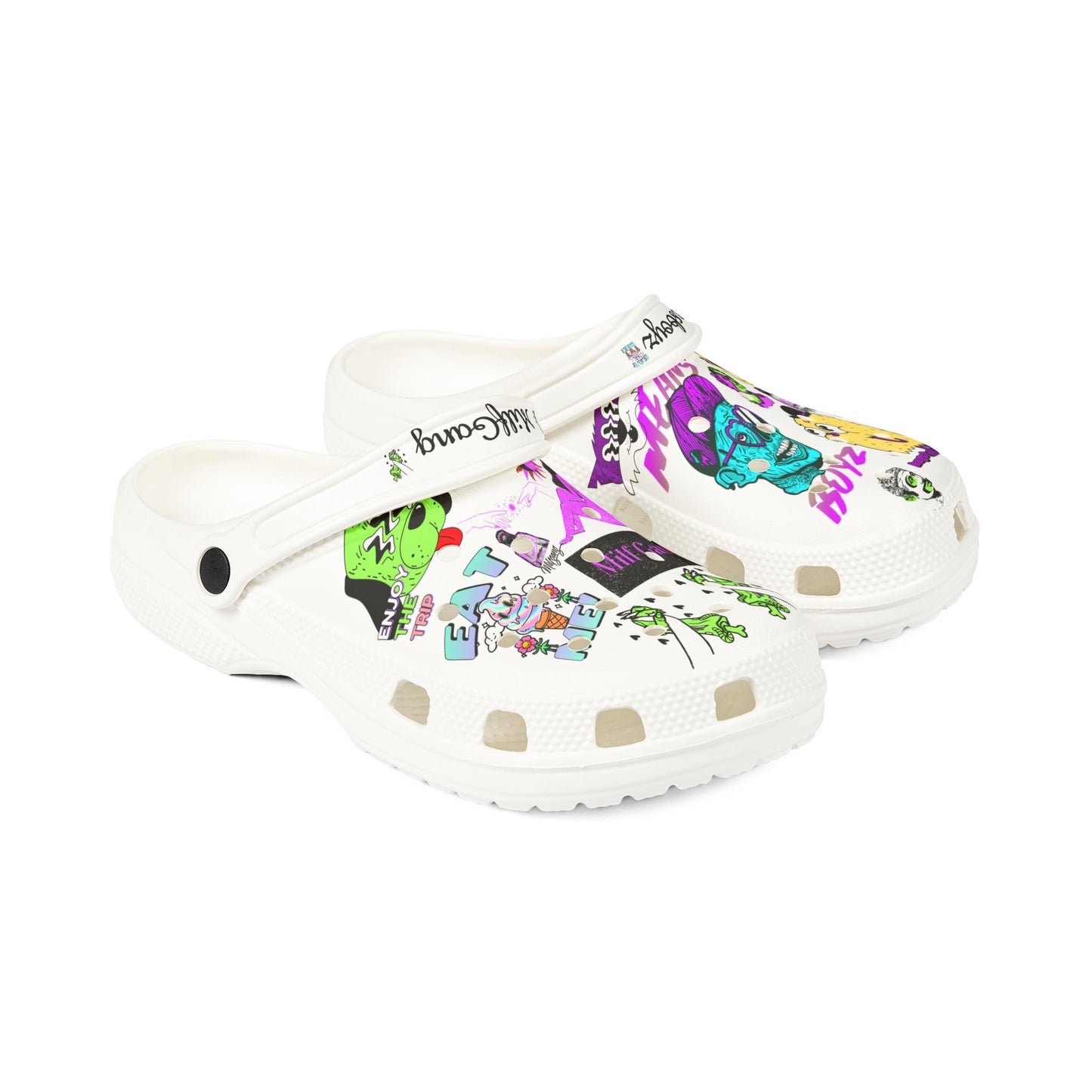 Colorful Cartoon Slip-On EVA Foam Shoes - Fun, Comfortable Footwear for All Ages