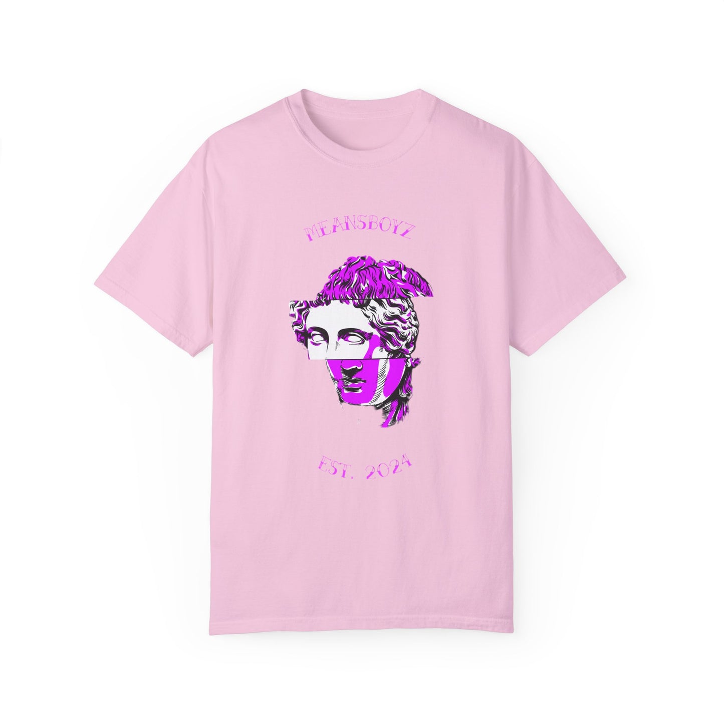 Statue Design T-Shirt - meansboyz Unisex Garment-Dyed Tee