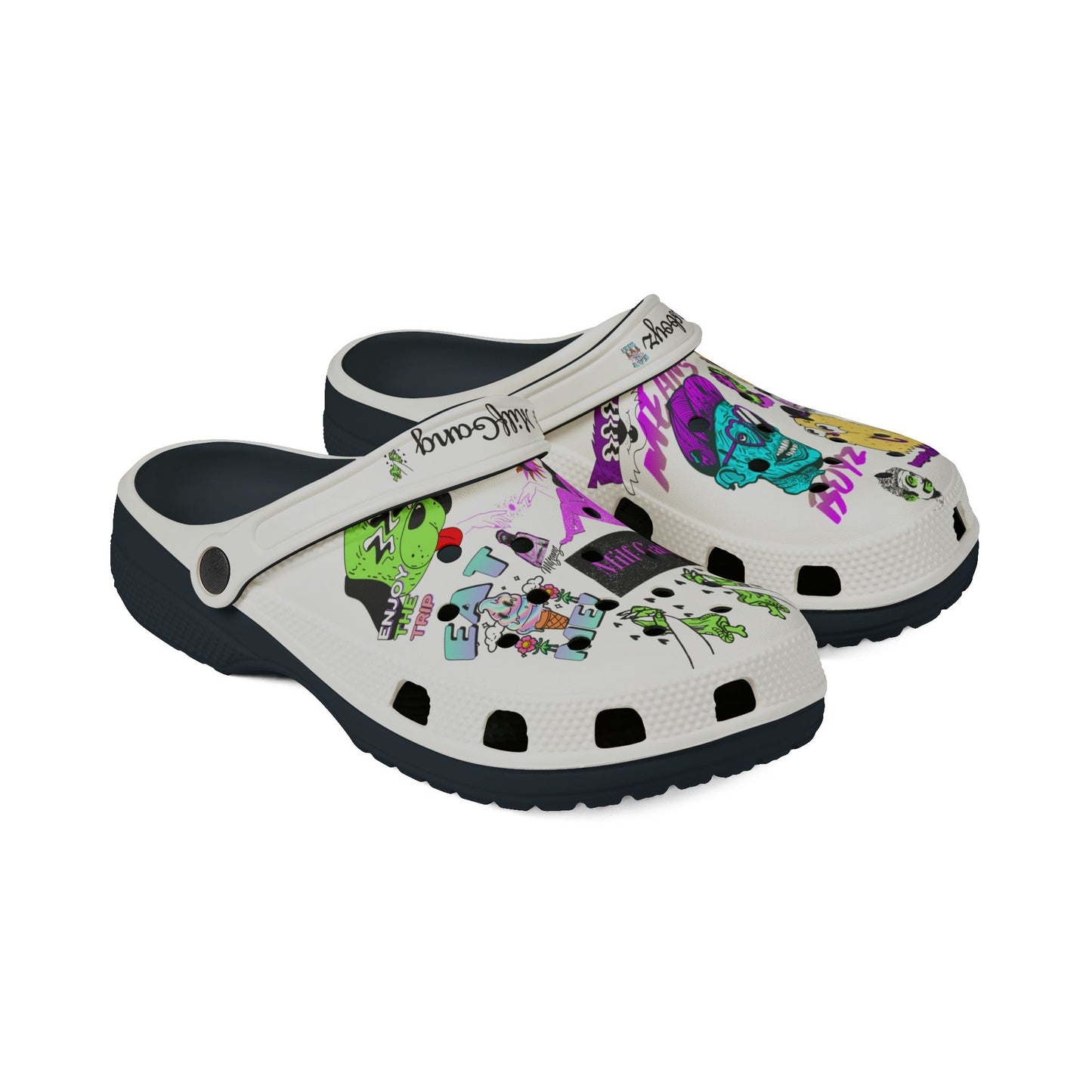 Colorful Cartoon Slip-On EVA Foam Shoes - Fun, Comfortable Footwear for All Ages