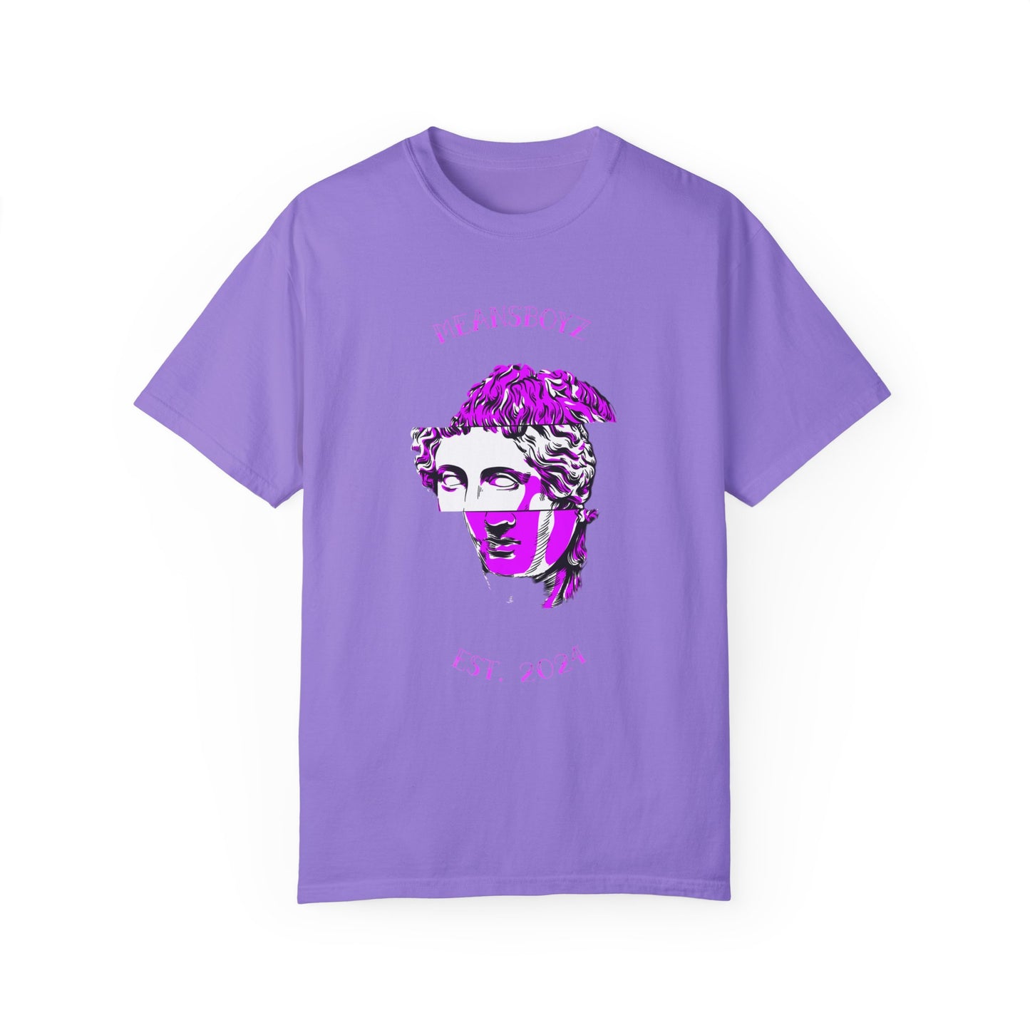 Statue Design T-Shirt - meansboyz Unisex Garment-Dyed Tee