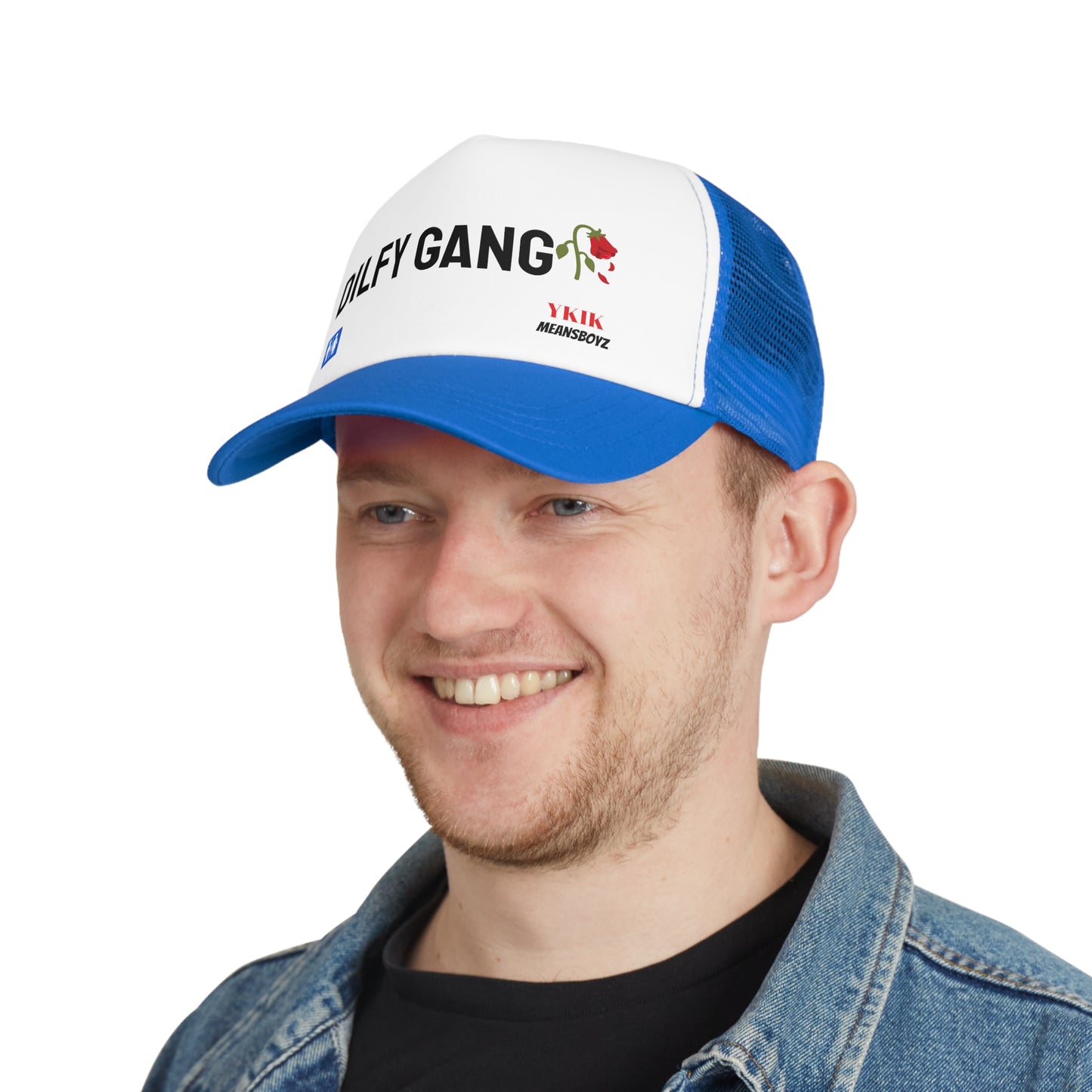 dilf gang Mesh Cap