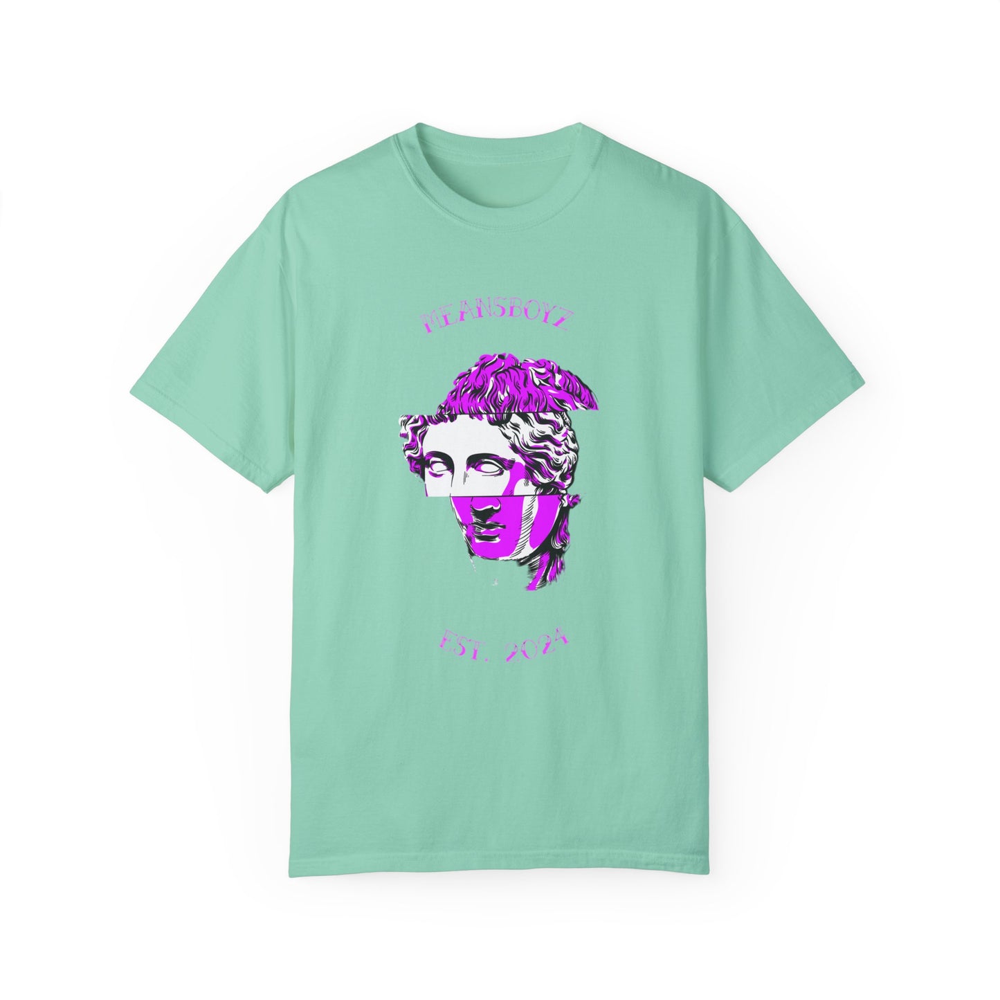 Statue Design T-Shirt - meansboyz Unisex Garment-Dyed Tee