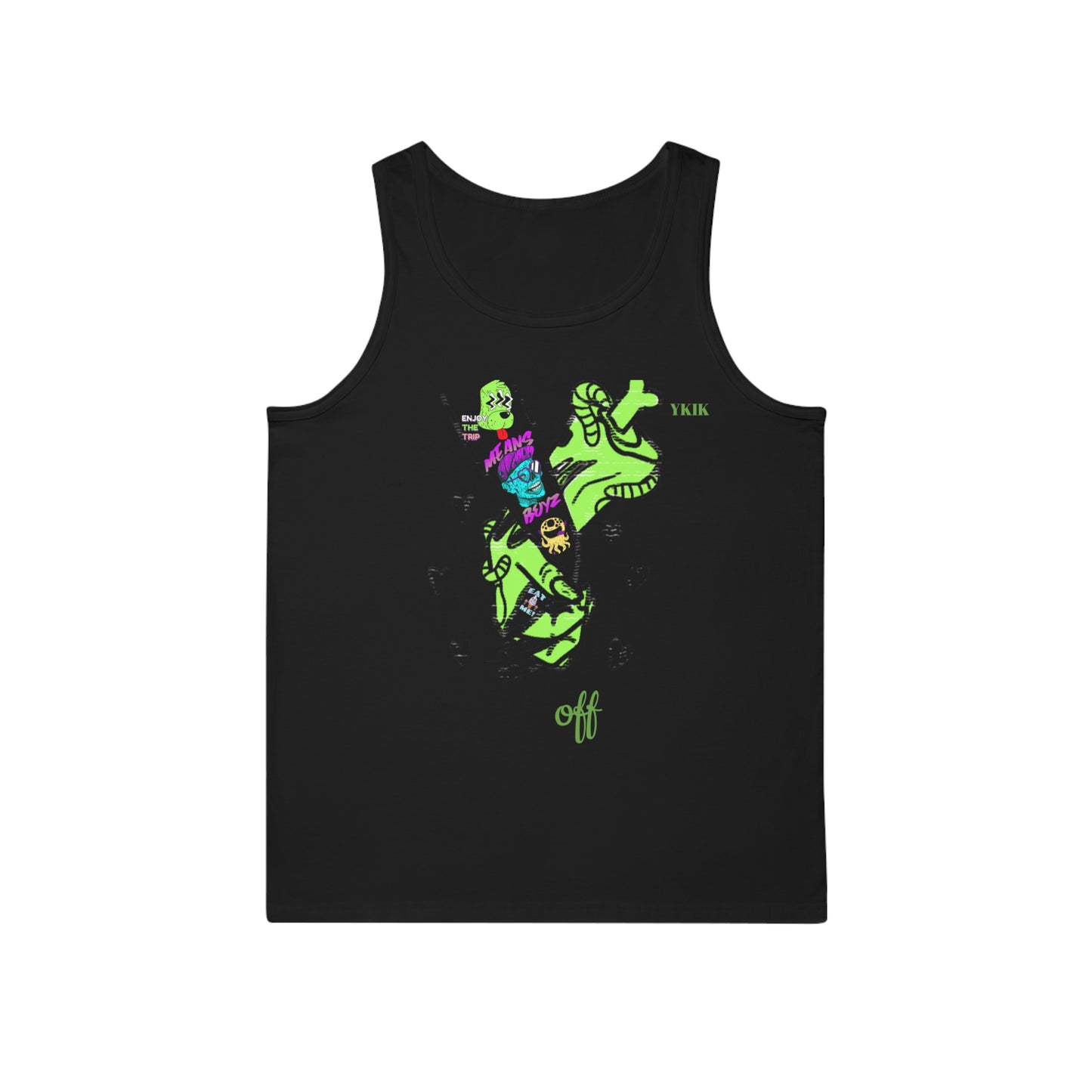 Meansboyz Funny Graphic Tank Top - 'Fuck Off' Design