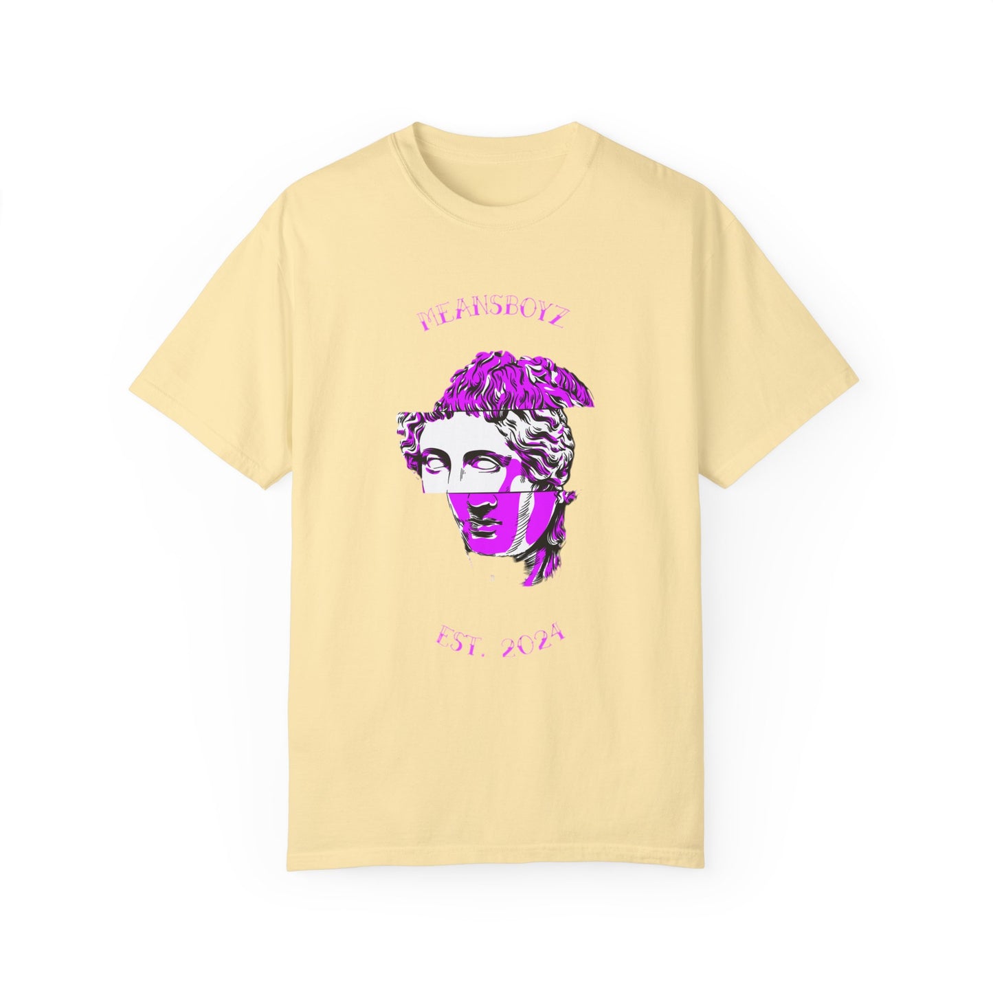 Statue Design T-Shirt - meansboyz Unisex Garment-Dyed Tee