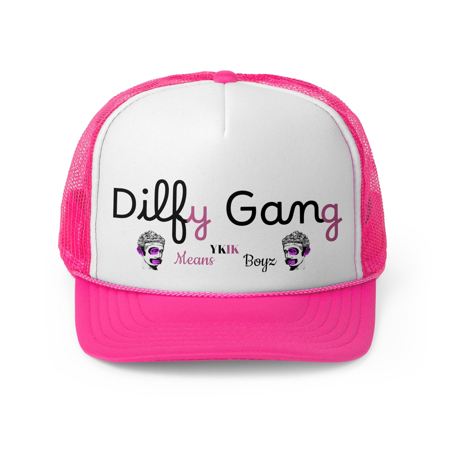 Dilfy Gang Trucker Cap - Bold & Fun Headwear for Trendsetters