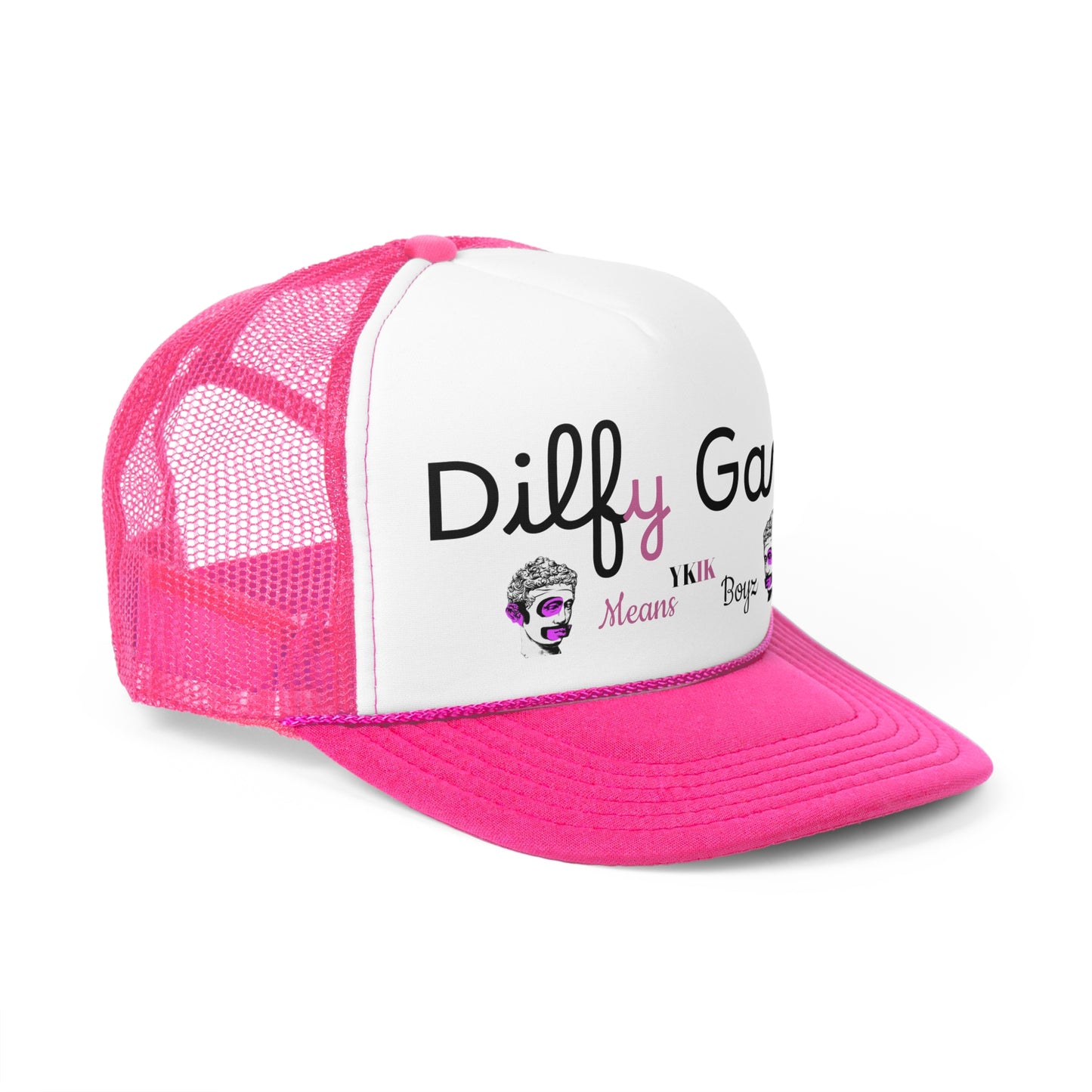 Dilfy Gang Trucker Cap - Bold & Fun Headwear for Trendsetters