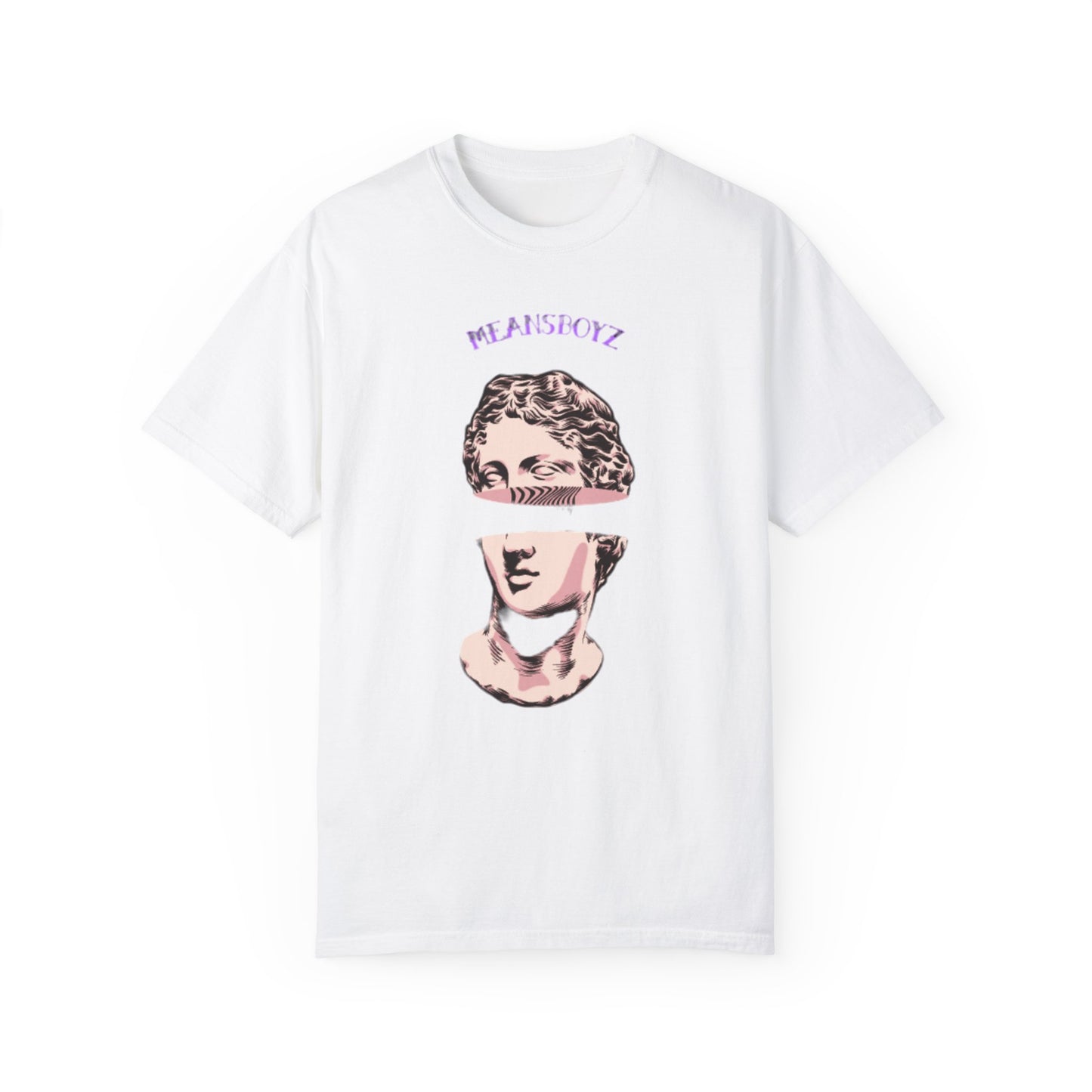 Meansboyz statue Unisex Garment-Dyed T-shirt