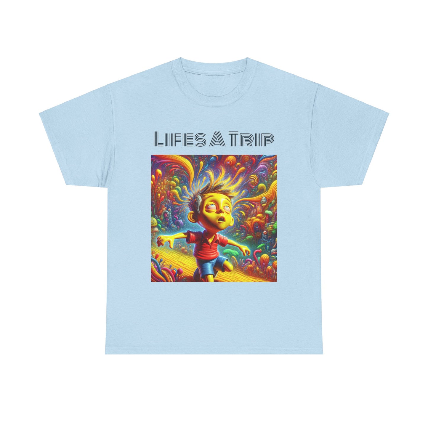 MeansBoyz Lifes a trip Unisex Heavy Cotton Tee