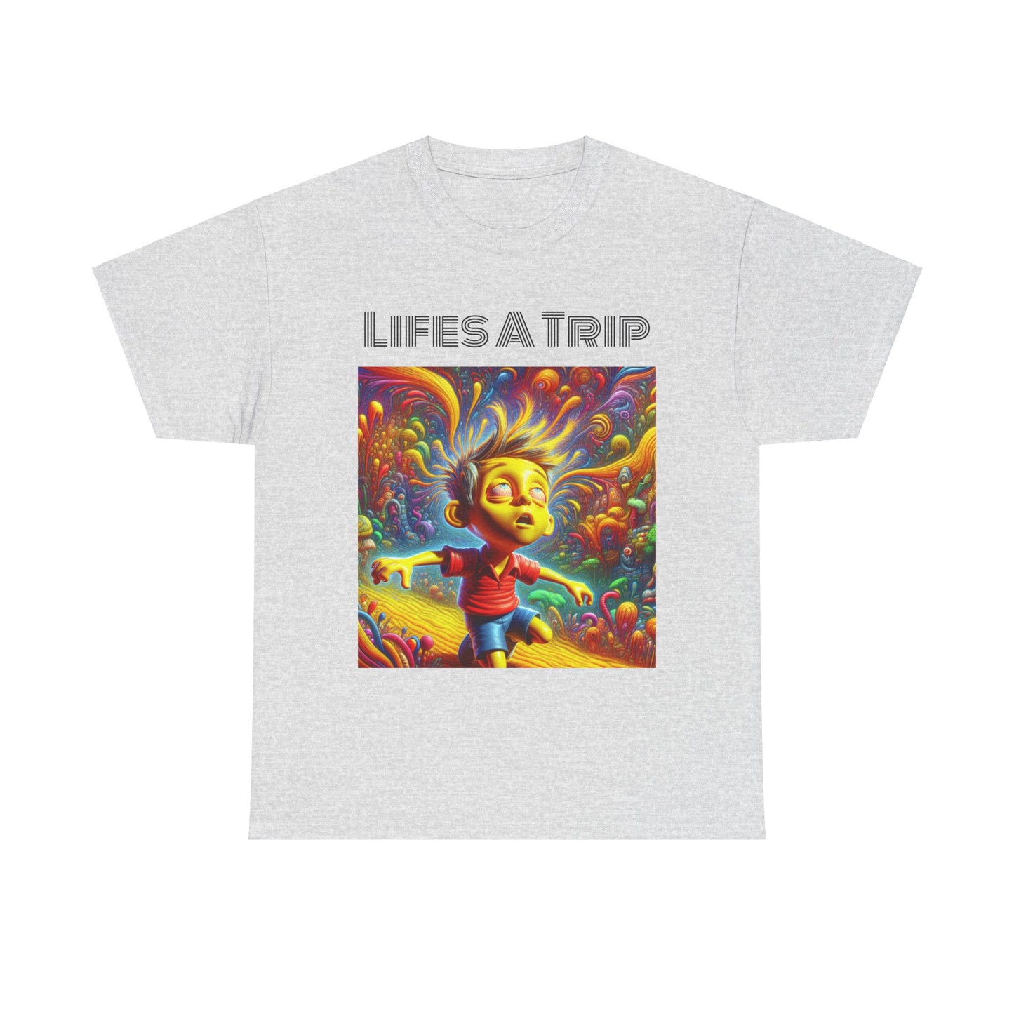 MeansBoyz Lifes a trip Unisex Heavy Cotton Tee