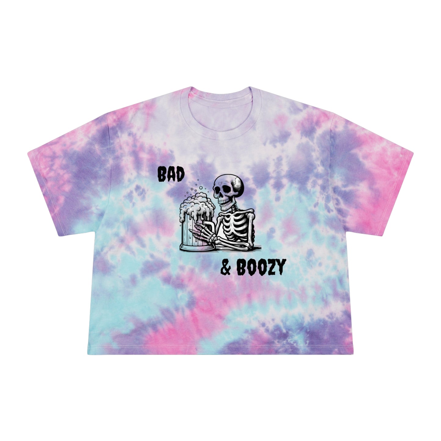 MeansBoyz Women's Tie-Dye Crop Tee