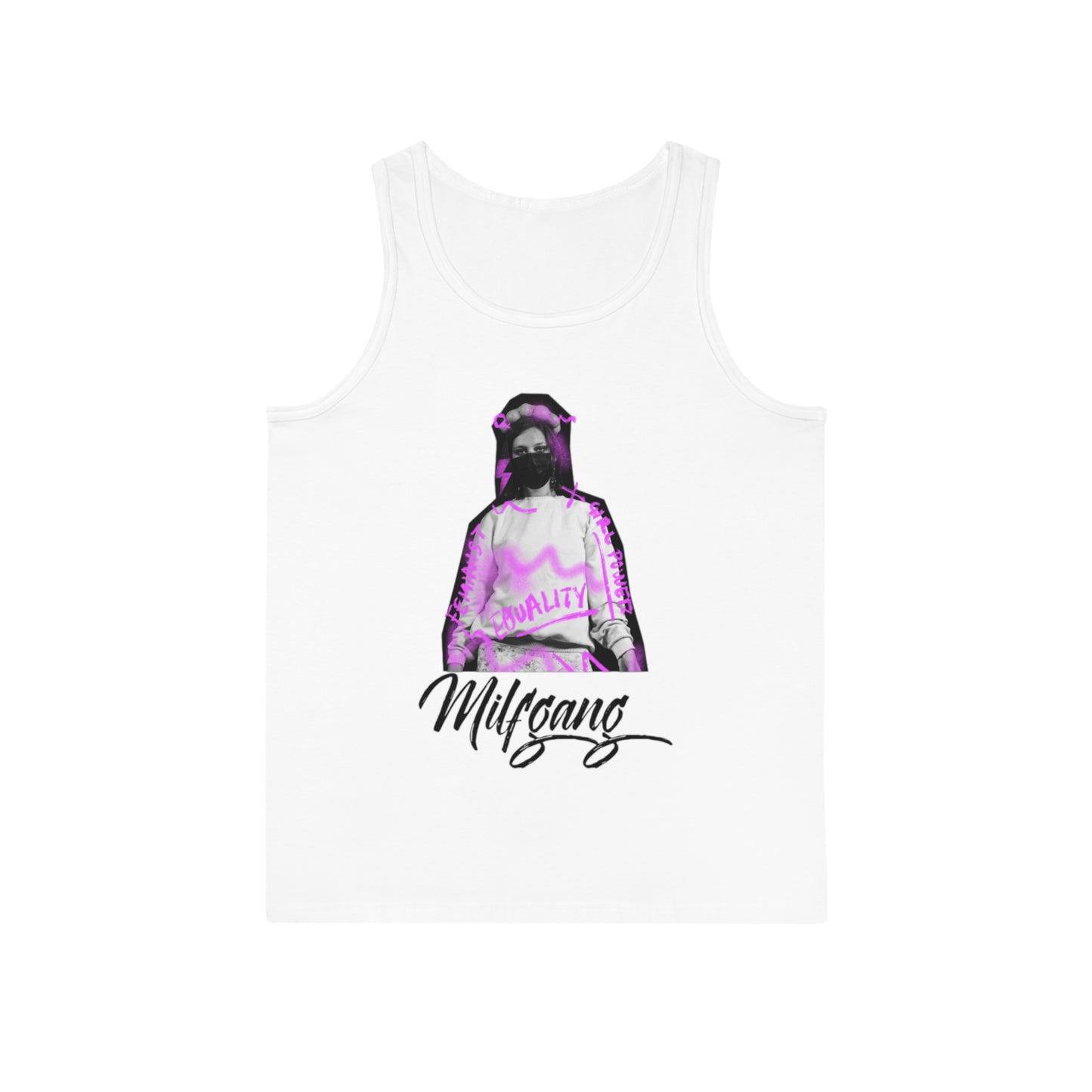 Milfgang Graphic Unisex Softstyle™ Tank Top - Trendy Casual Wear for Equality Advocates
