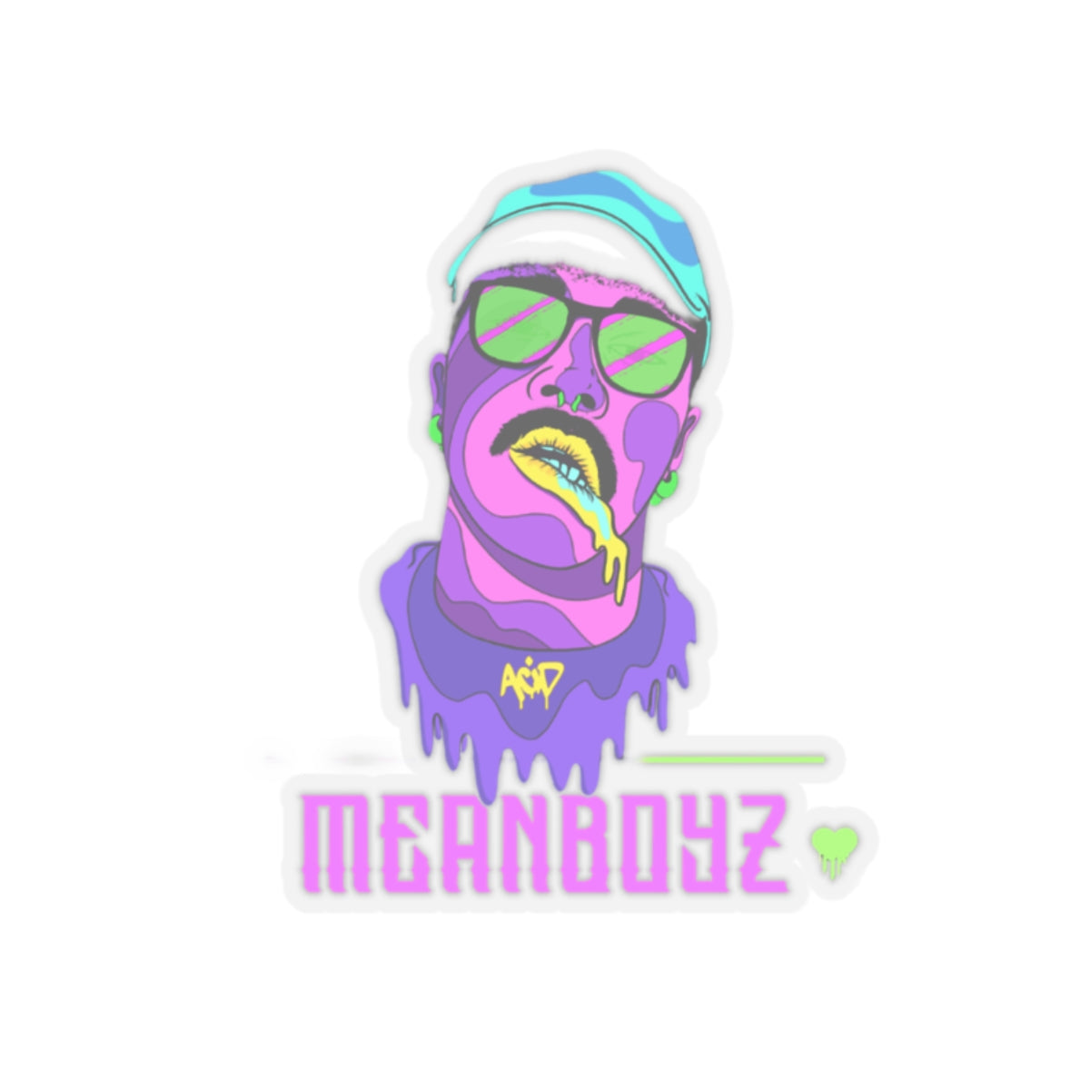 MeansBoyz Kiss-Cut Stickers