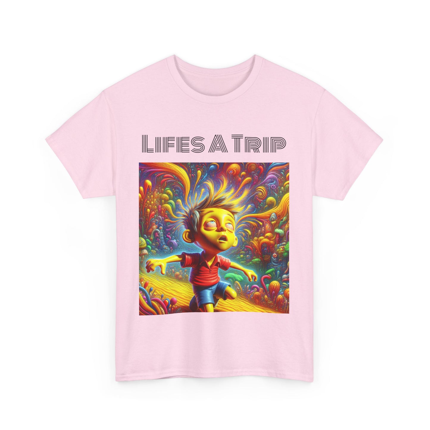 MeansBoyz Lifes a trip Unisex Heavy Cotton Tee