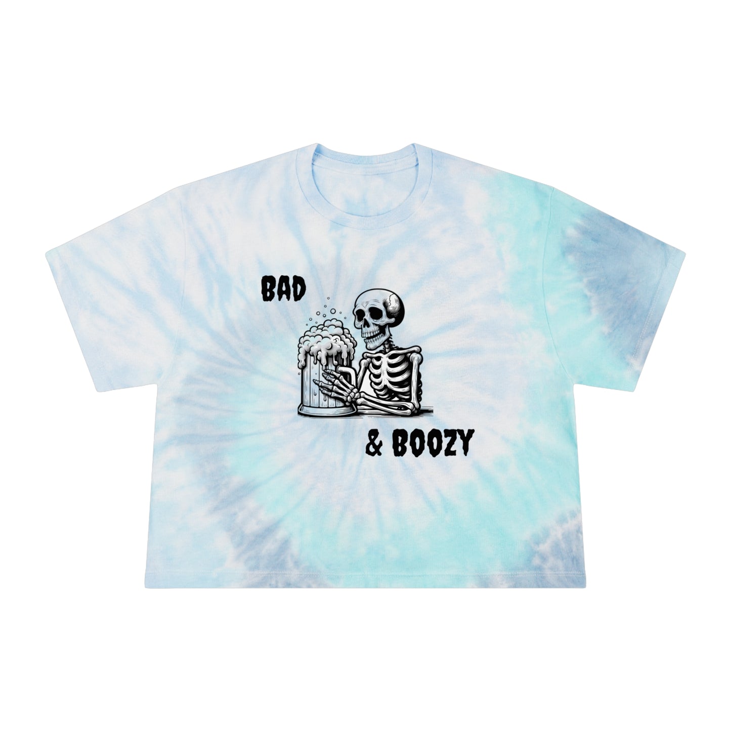 MeansBoyz Women's Tie-Dye Crop Tee