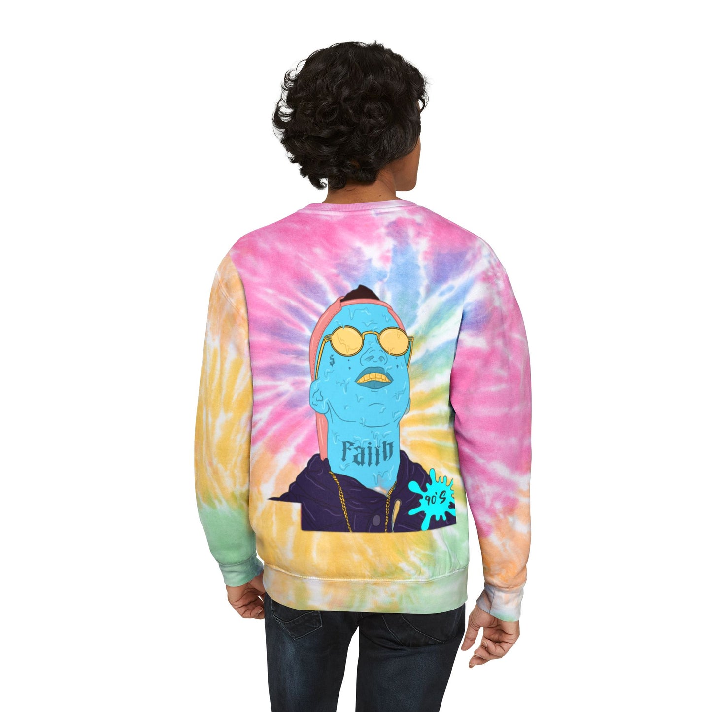 M<eansBoyz Acid Unisex Tie-Dye Sweatshirt