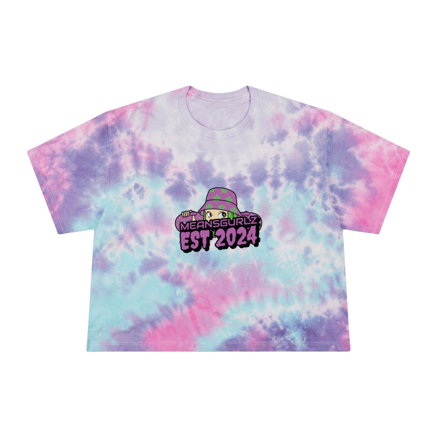 MeansBoyz Women's Tie-Dye Crop Tee