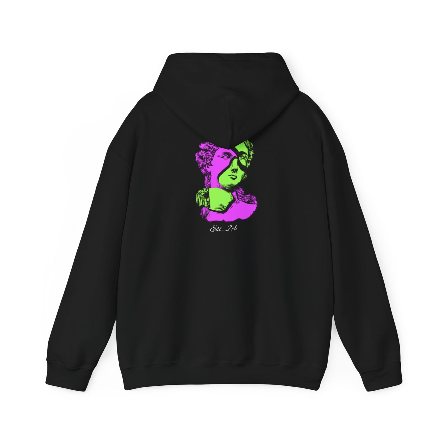 Hooded Sweatshirt - meansboyz Statue of Color Design