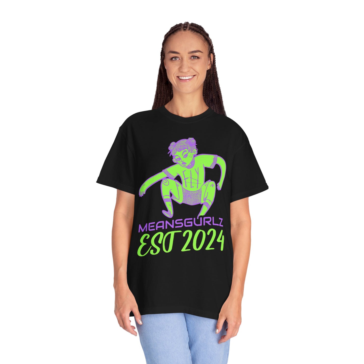 Meansgurlz Unisex Garment-Dyed T-shirt