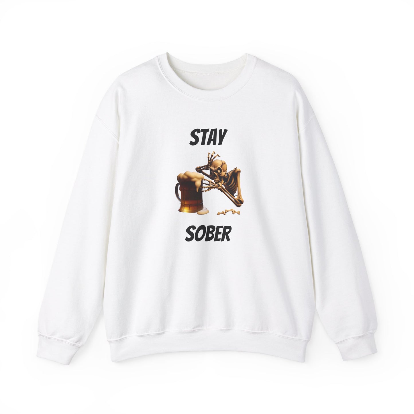 Sober Skeleton Crewneck Sweatshirt