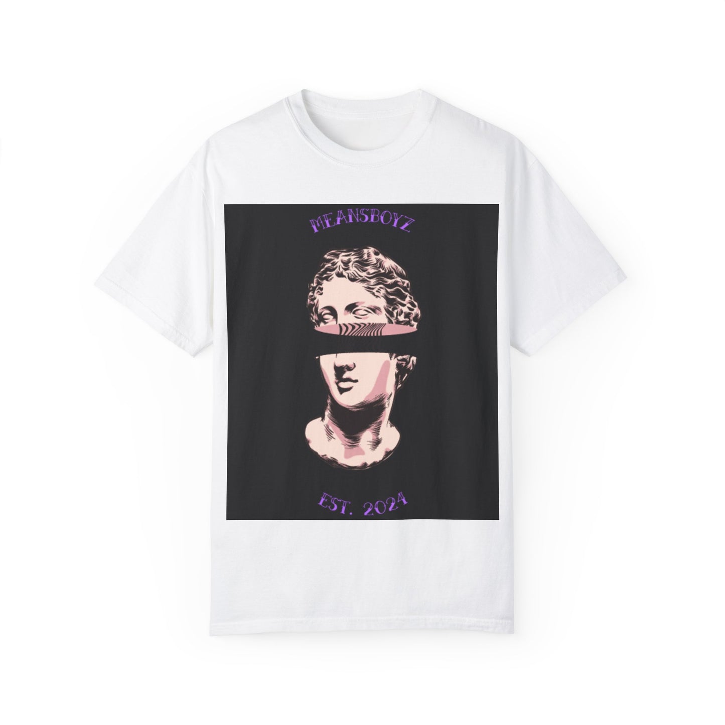 Meansboyz statue Unisex Garment-Dyed T-shirt