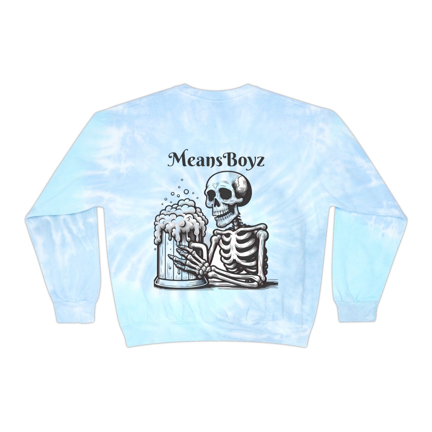 MeansBoyz Bad & Boozy Unisex Tie-Dye Sweatshirt