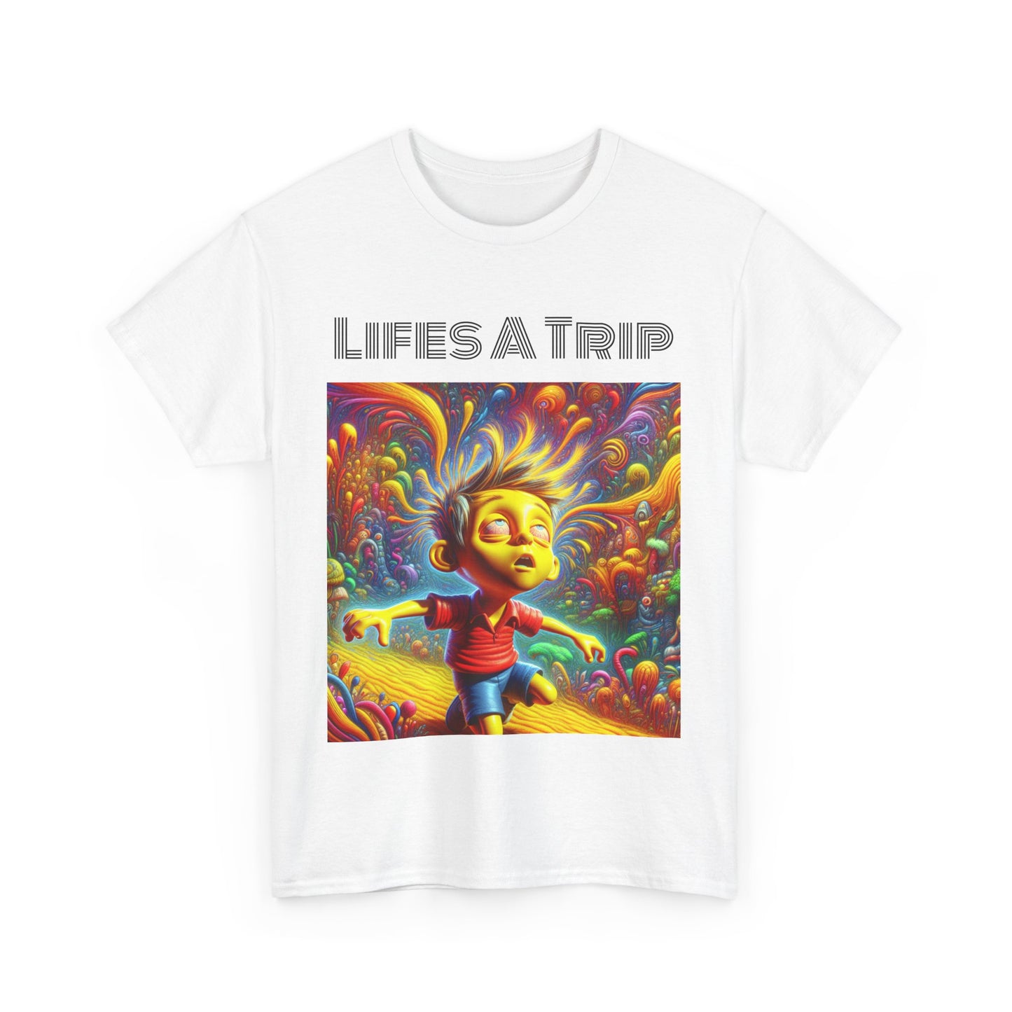 MeansBoyz Lifes a trip Unisex Heavy Cotton Tee