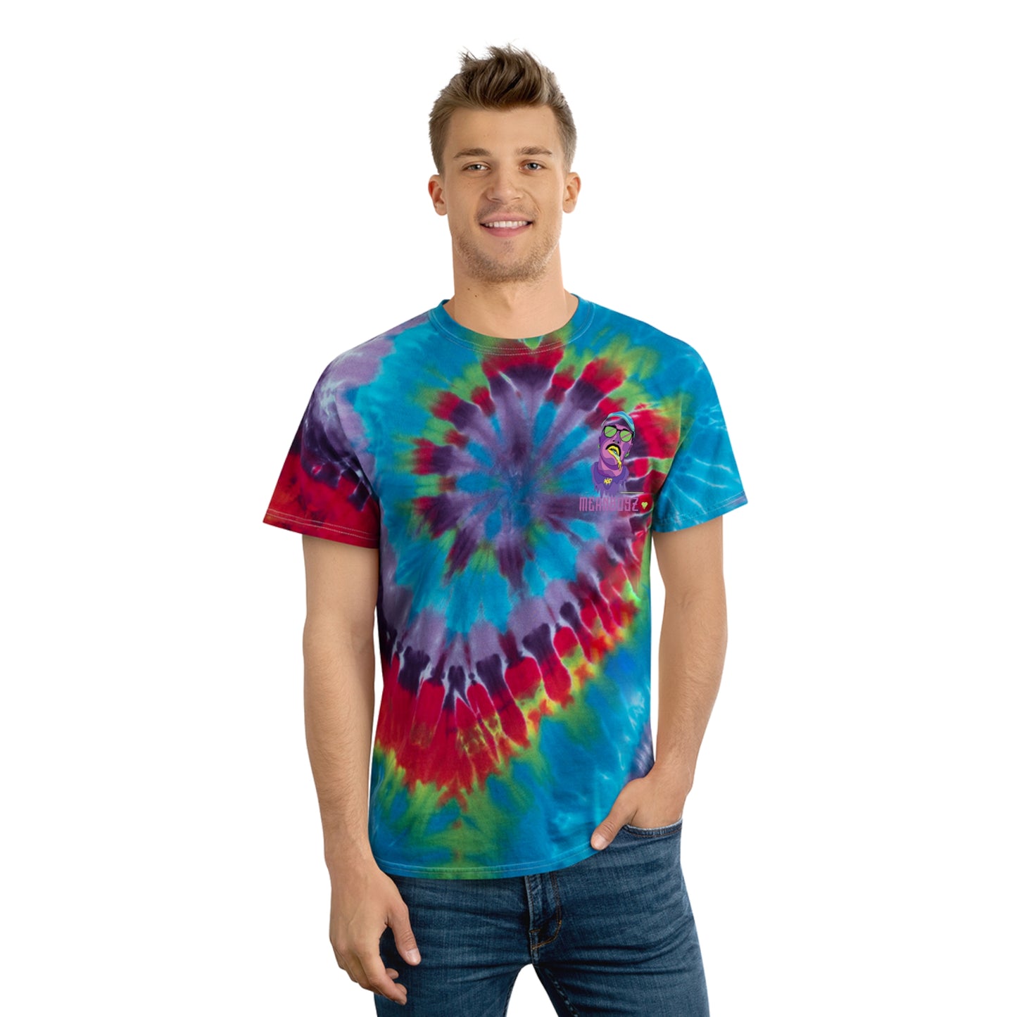 Meansboyz Tie-Dye Tee, Spiral