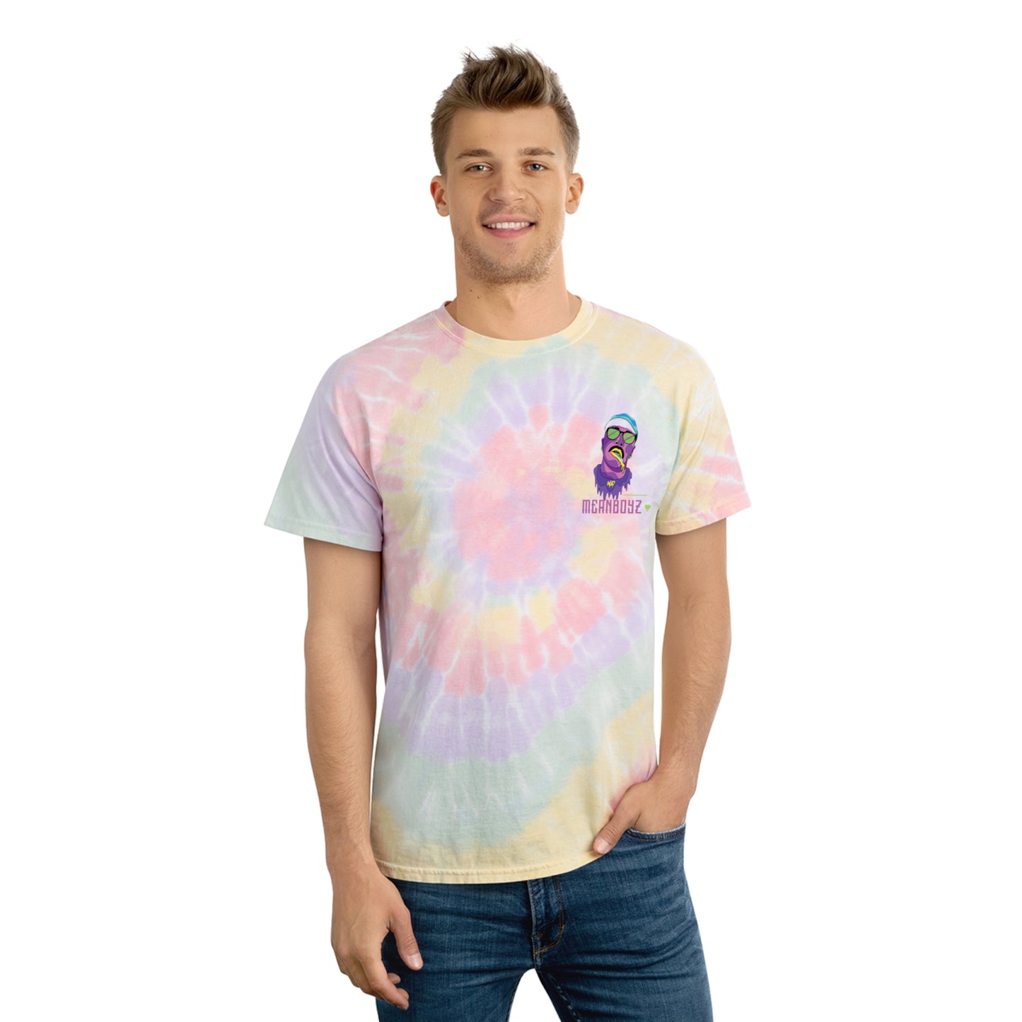 Meansboyz Tie-Dye Tee, Spiral