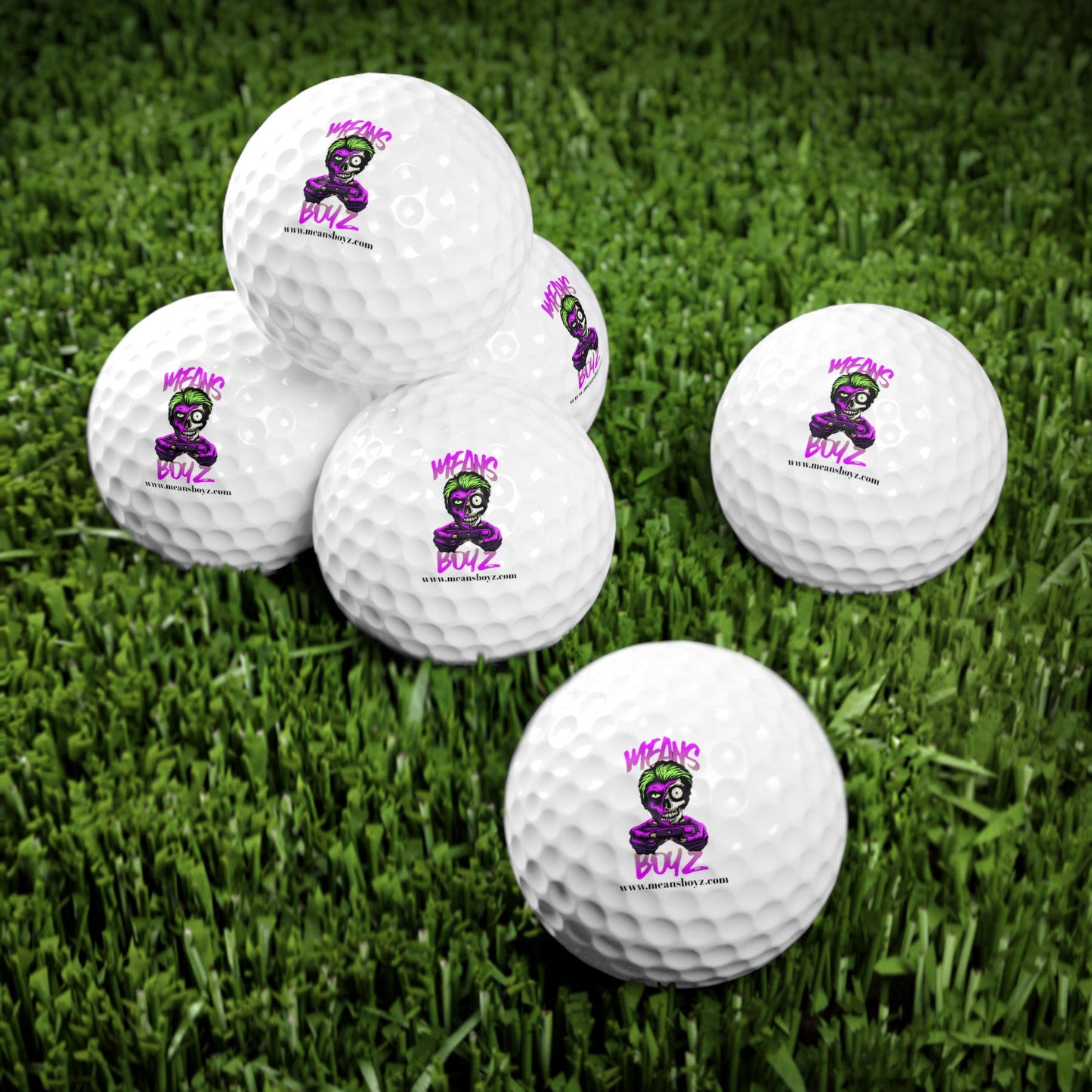 Meansboyz Golf Balls, 6pcs