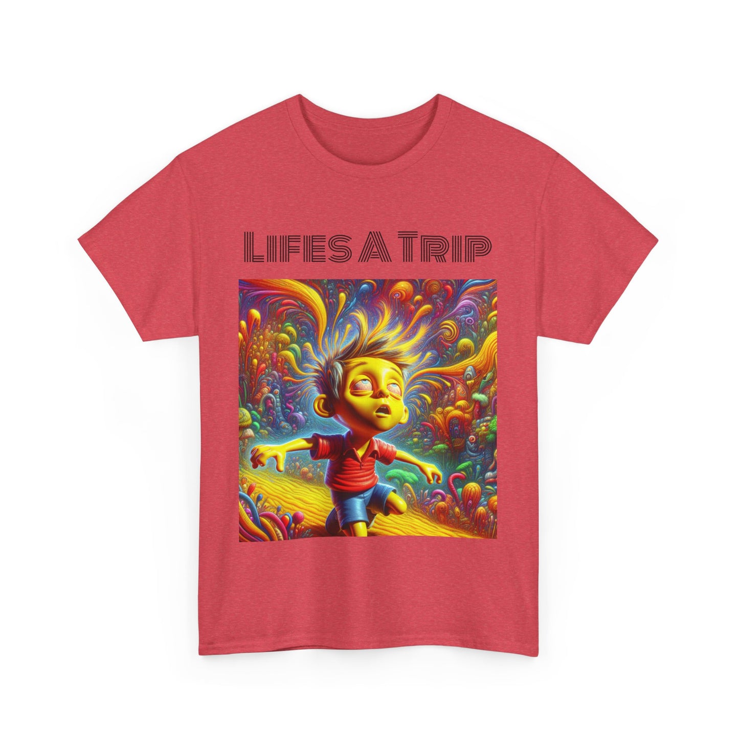 MeansBoyz Lifes a trip Unisex Heavy Cotton Tee