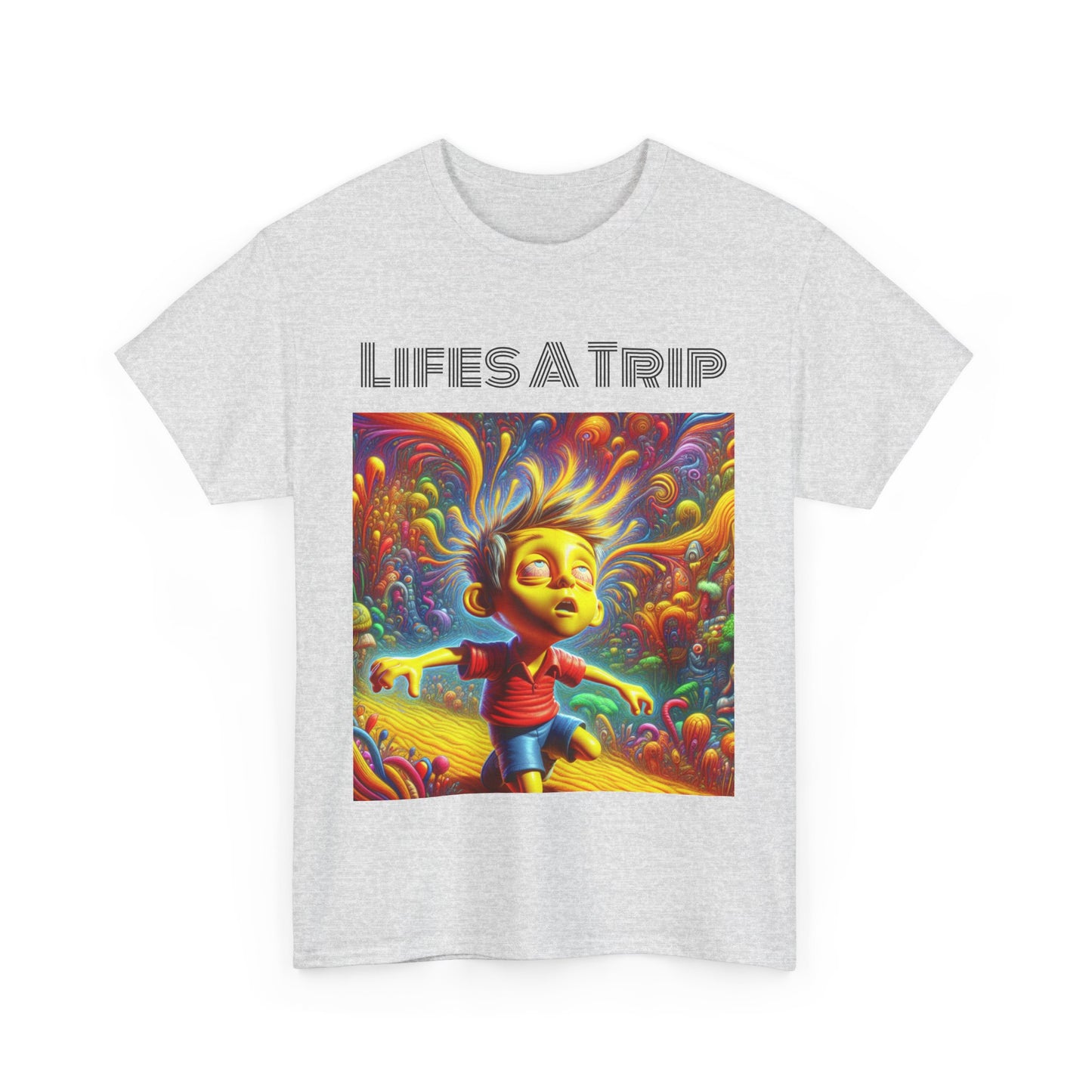 MeansBoyz Lifes a trip Unisex Heavy Cotton Tee