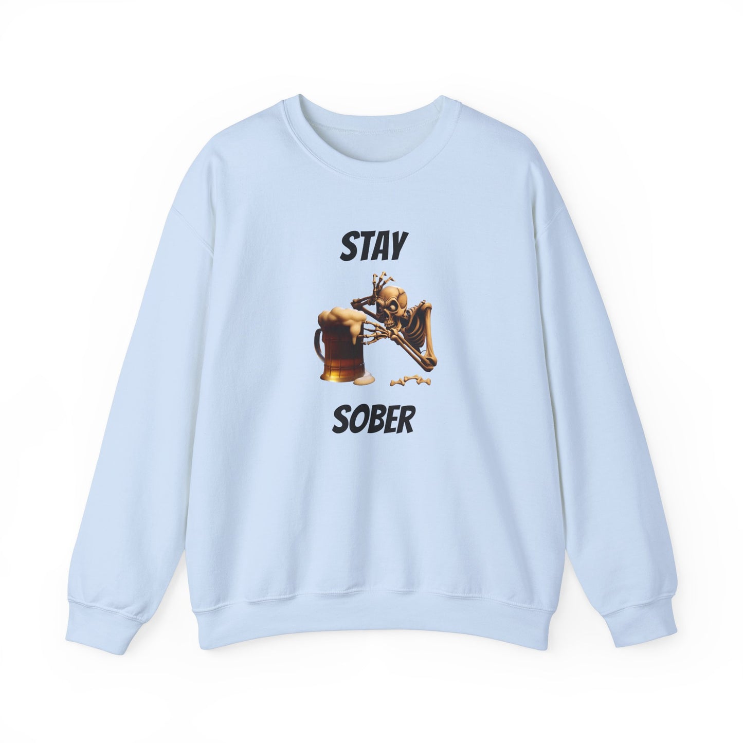 Sober Skeleton Crewneck Sweatshirt