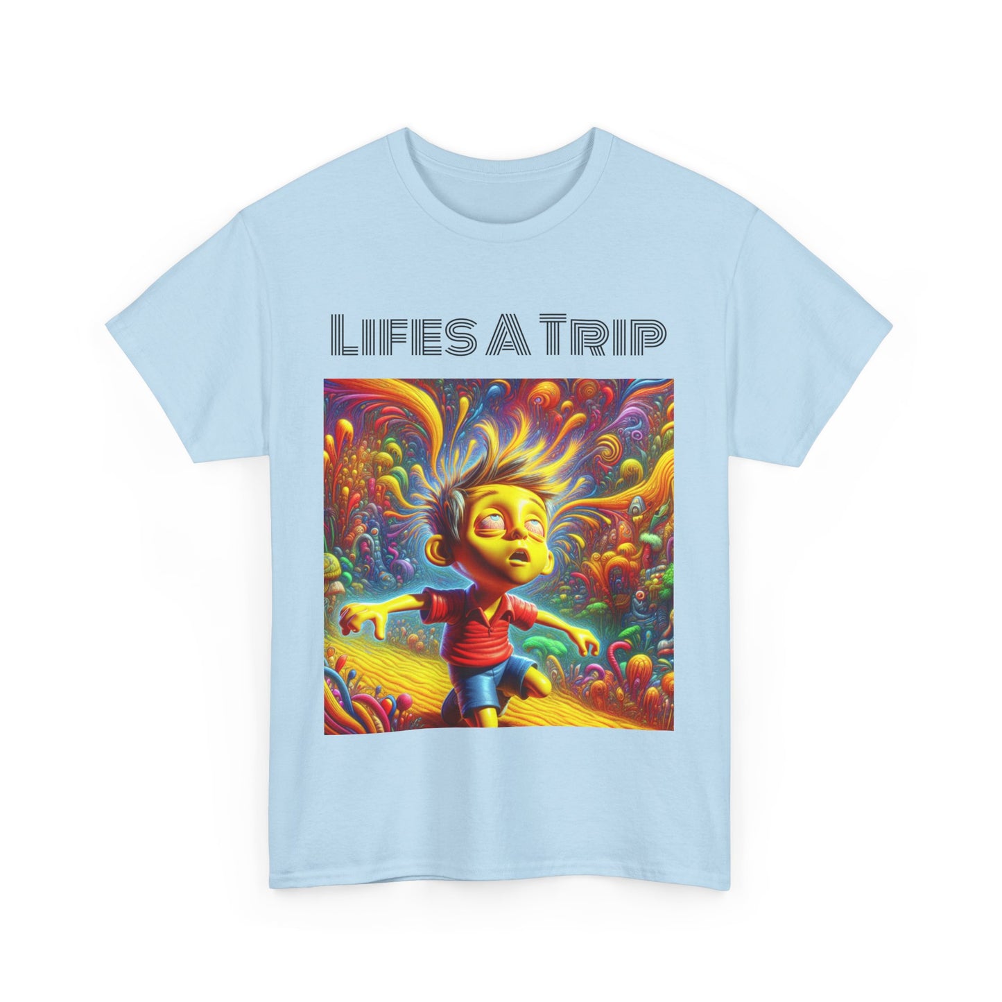 MeansBoyz Lifes a trip Unisex Heavy Cotton Tee