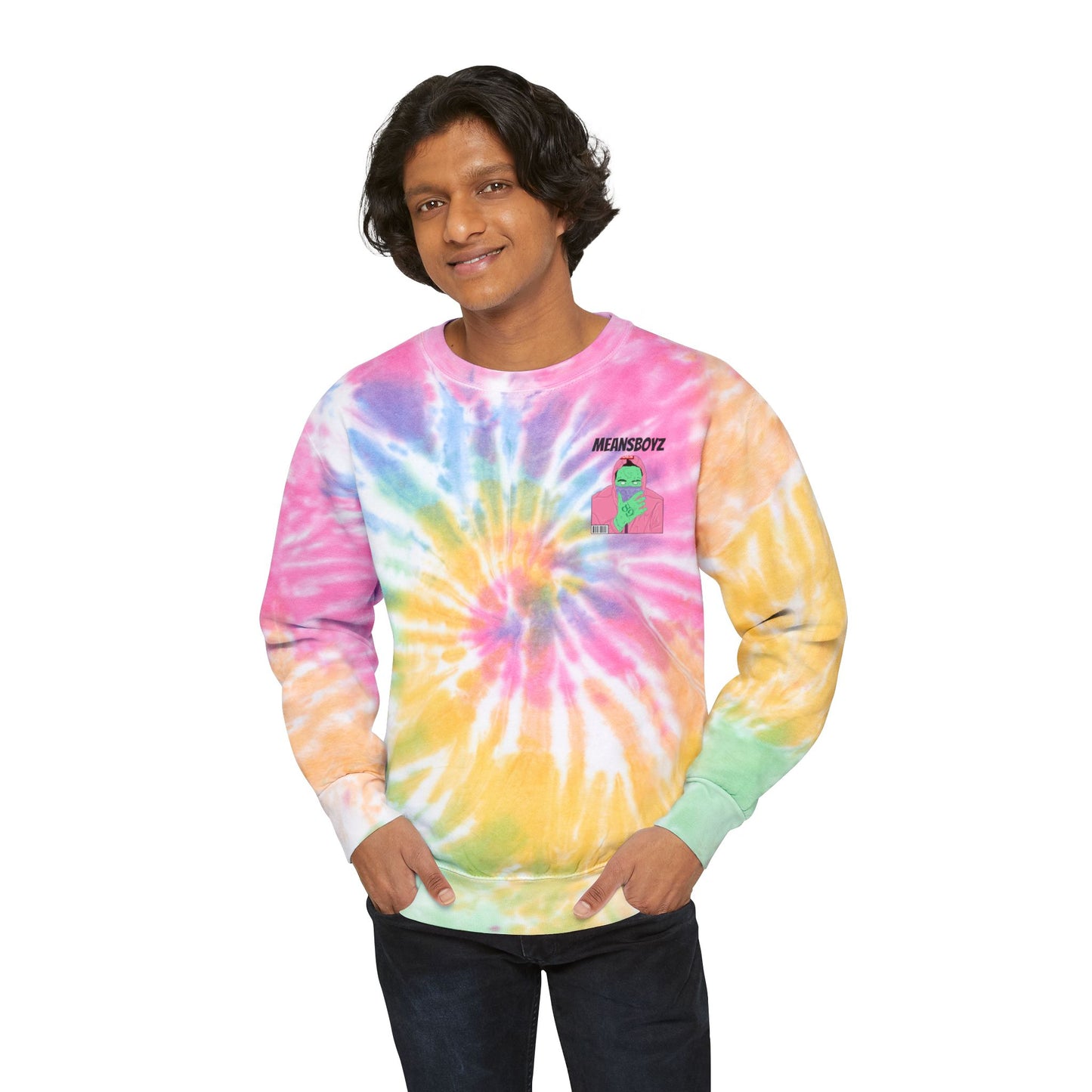 M<eansBoyz Acid Unisex Tie-Dye Sweatshirt