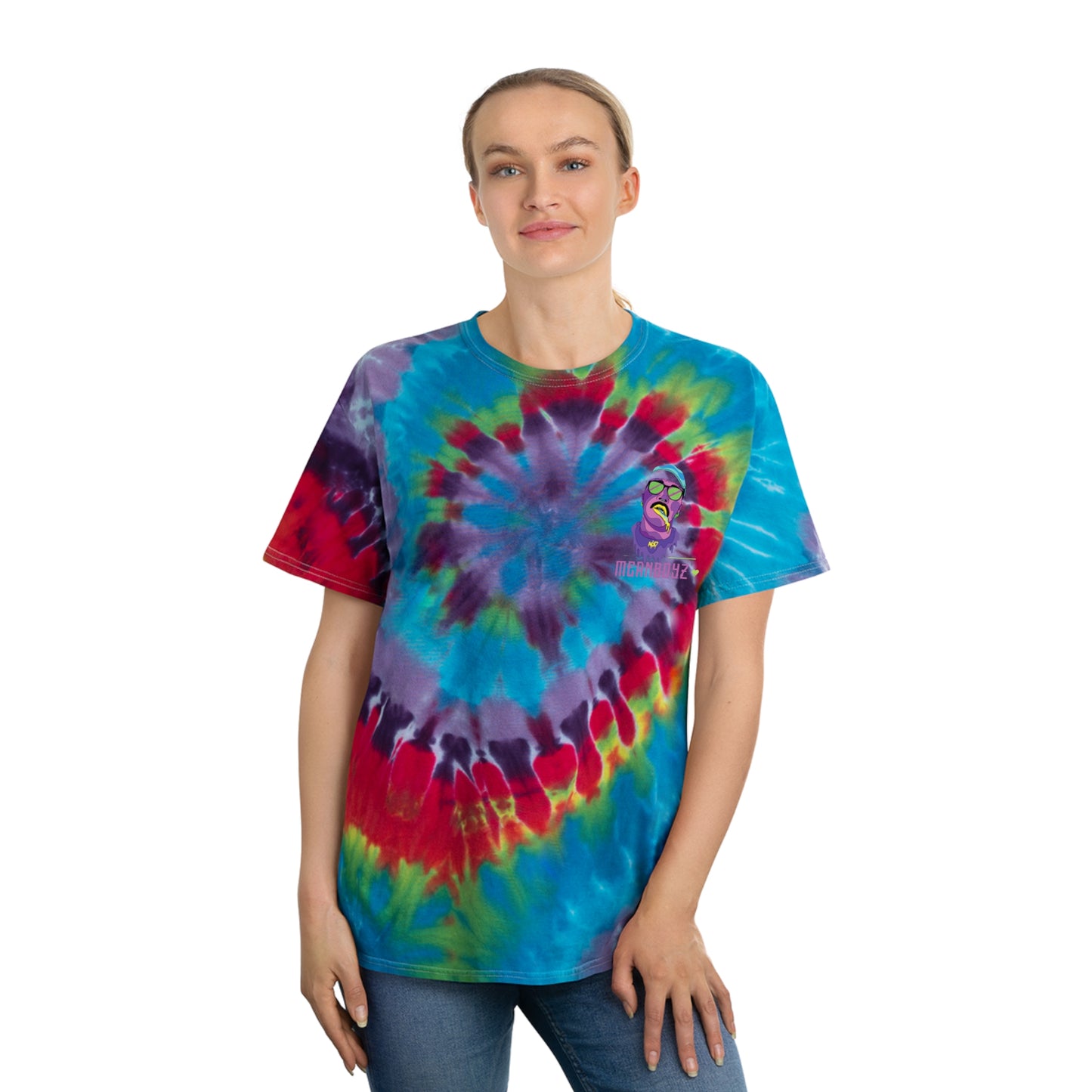 Meansboyz Tie-Dye Tee, Spiral