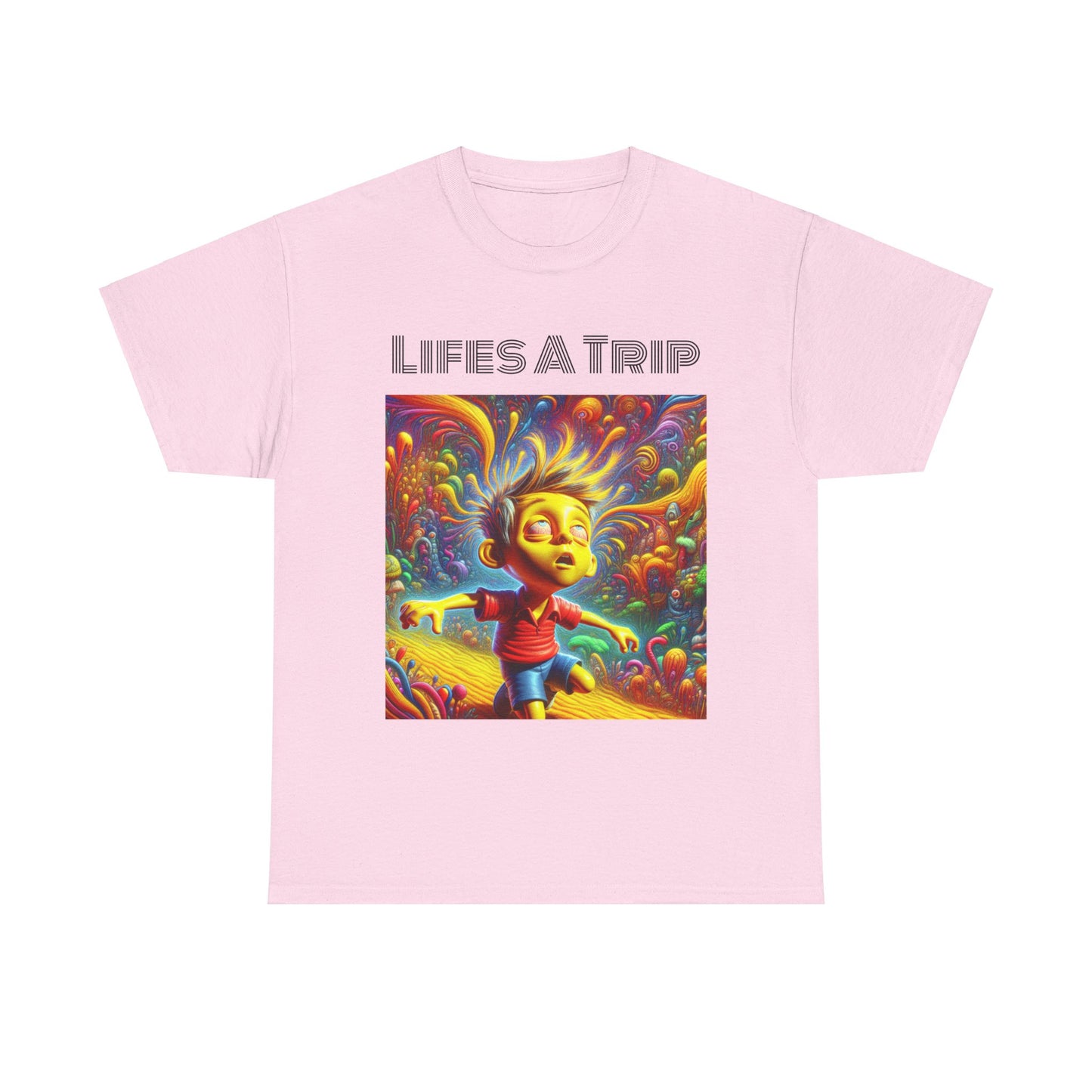 MeansBoyz Lifes a trip Unisex Heavy Cotton Tee