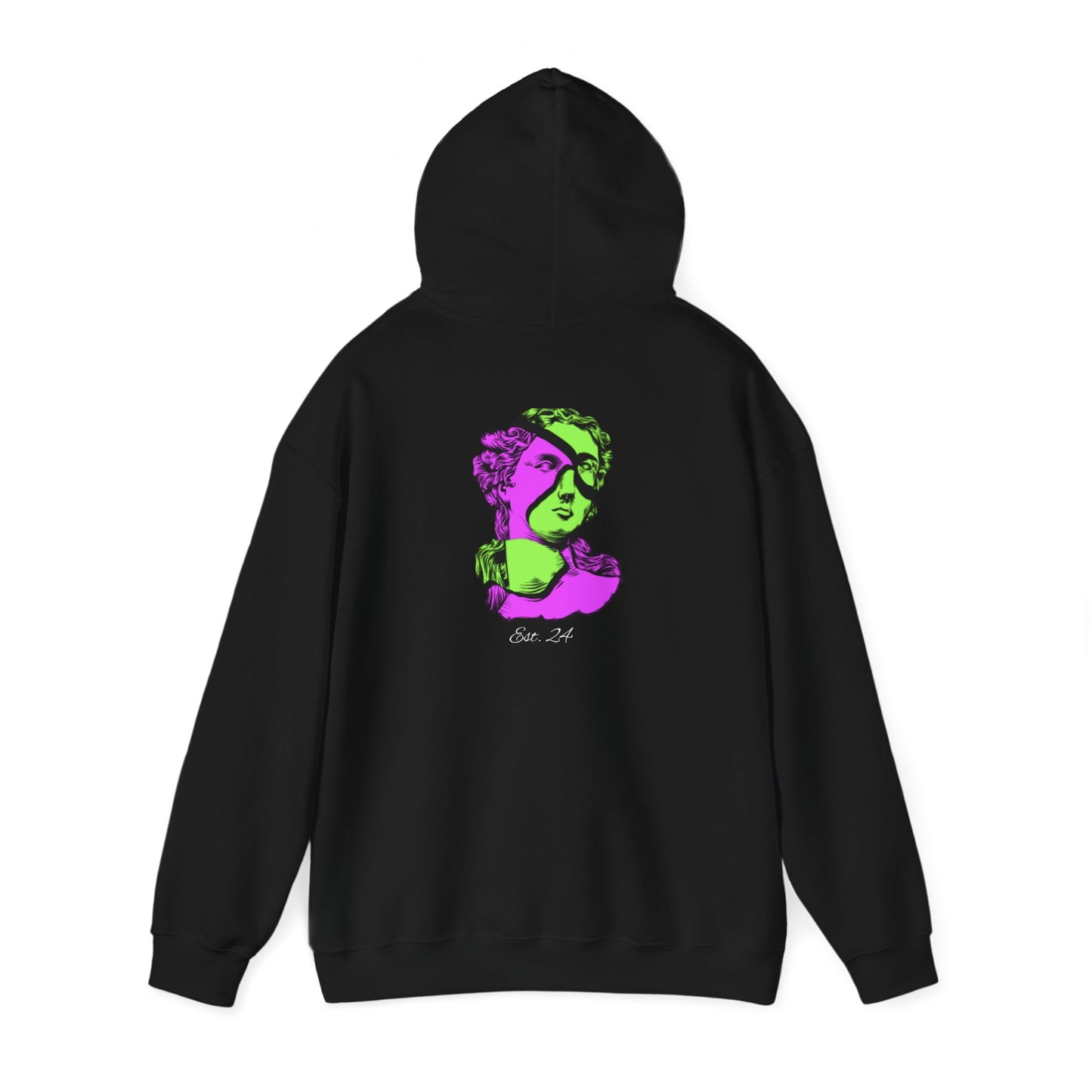 Hooded Sweatshirt - meansboyz Statue of Color Design