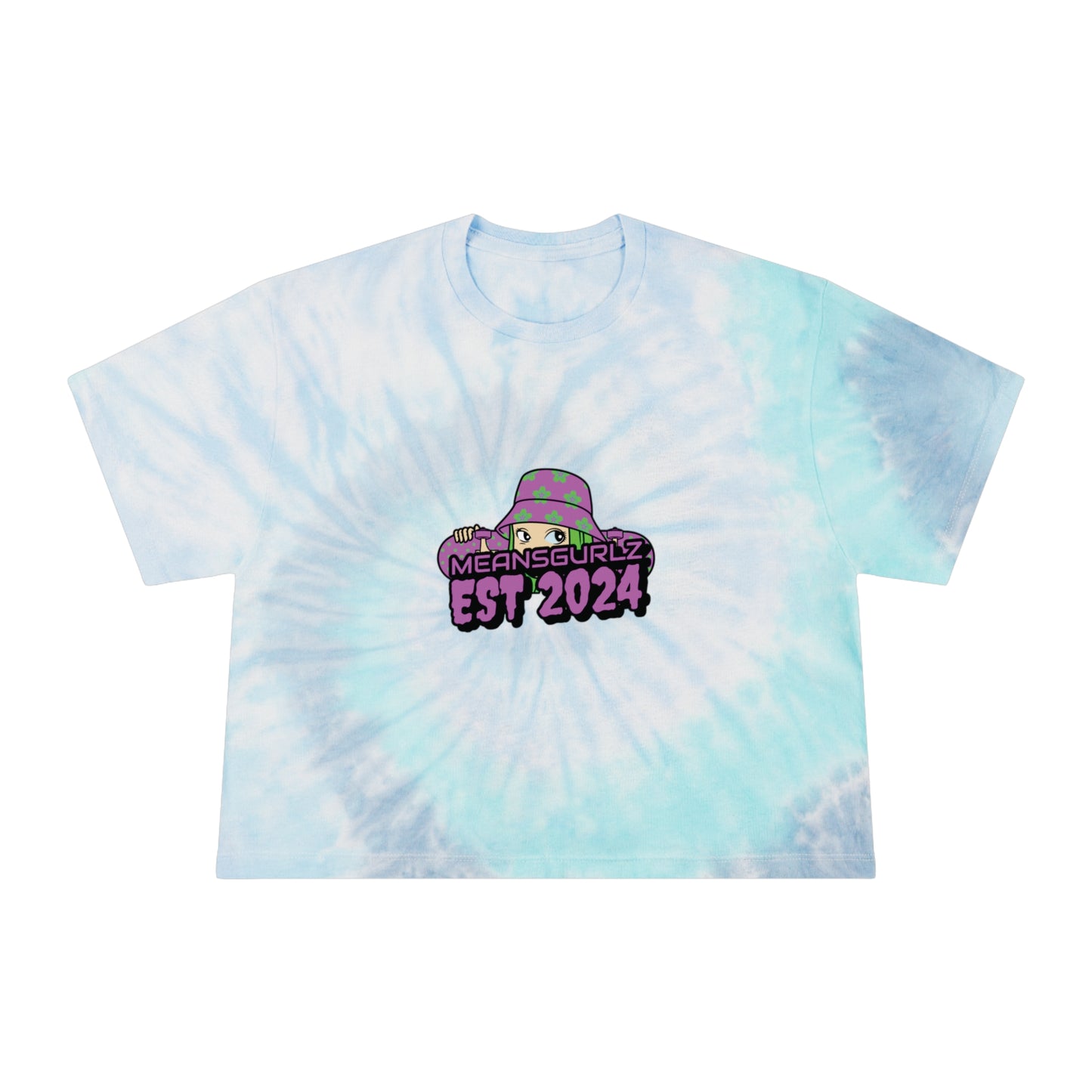 MeansBoyz Women's Tie-Dye Crop Tee