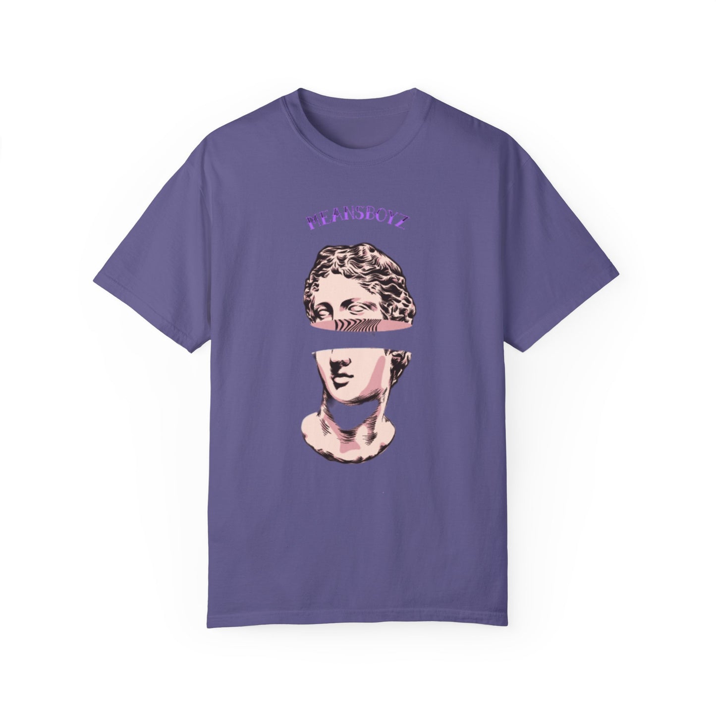 Meansboyz statue Unisex Garment-Dyed T-shirt